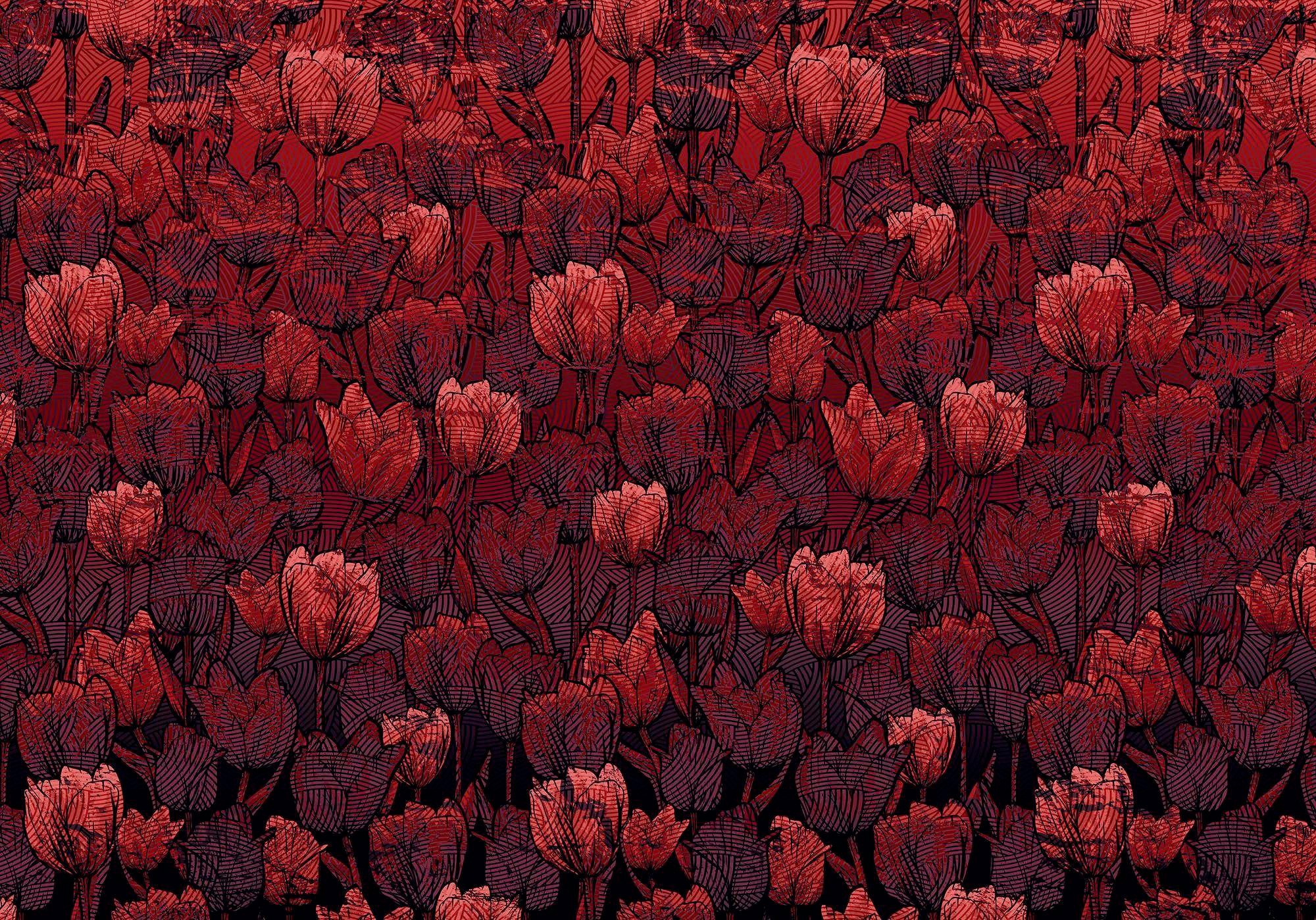 Image of Komar Vliestapete »Tulipe«, naturalistisch bei Ackermann Versand Schweiz