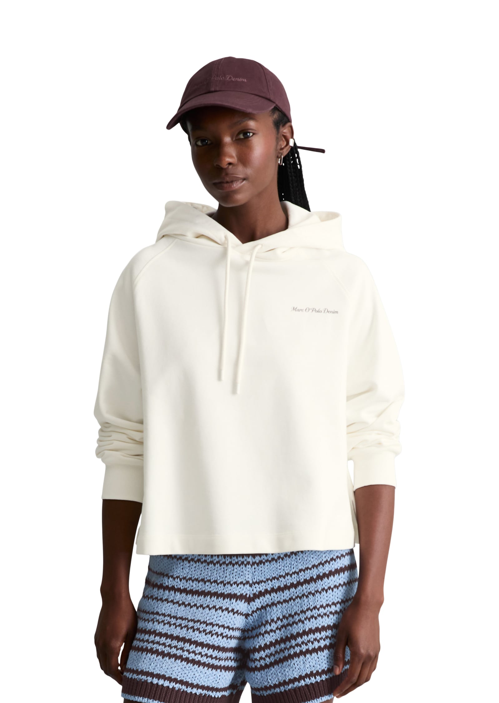 Image of Marc OPolo DENIM Hoodie, oversize aus softem French Terry