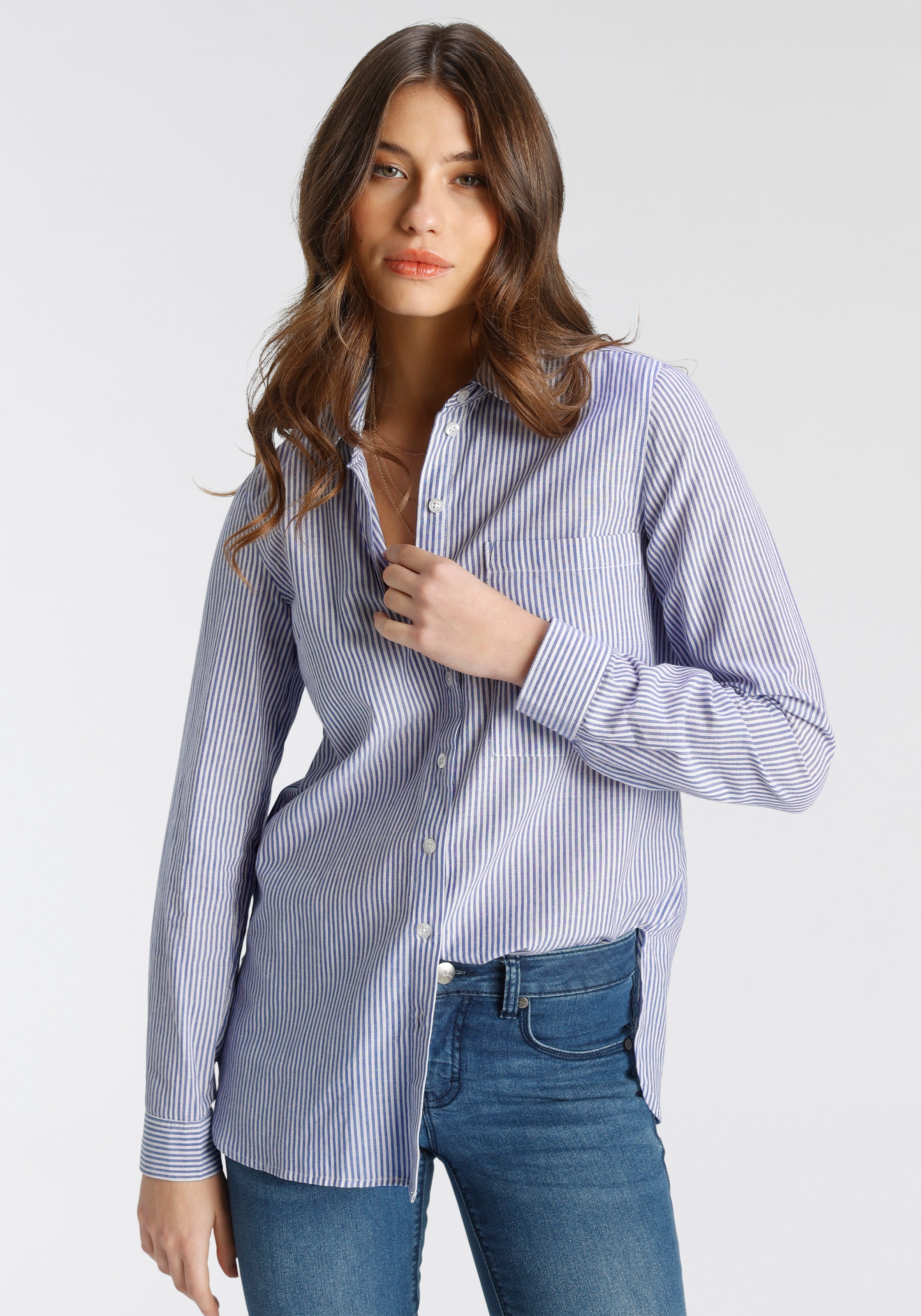 Image of Tamaris Hemdbluse, in Oversized-Form bei Ackermann Versand Schweiz