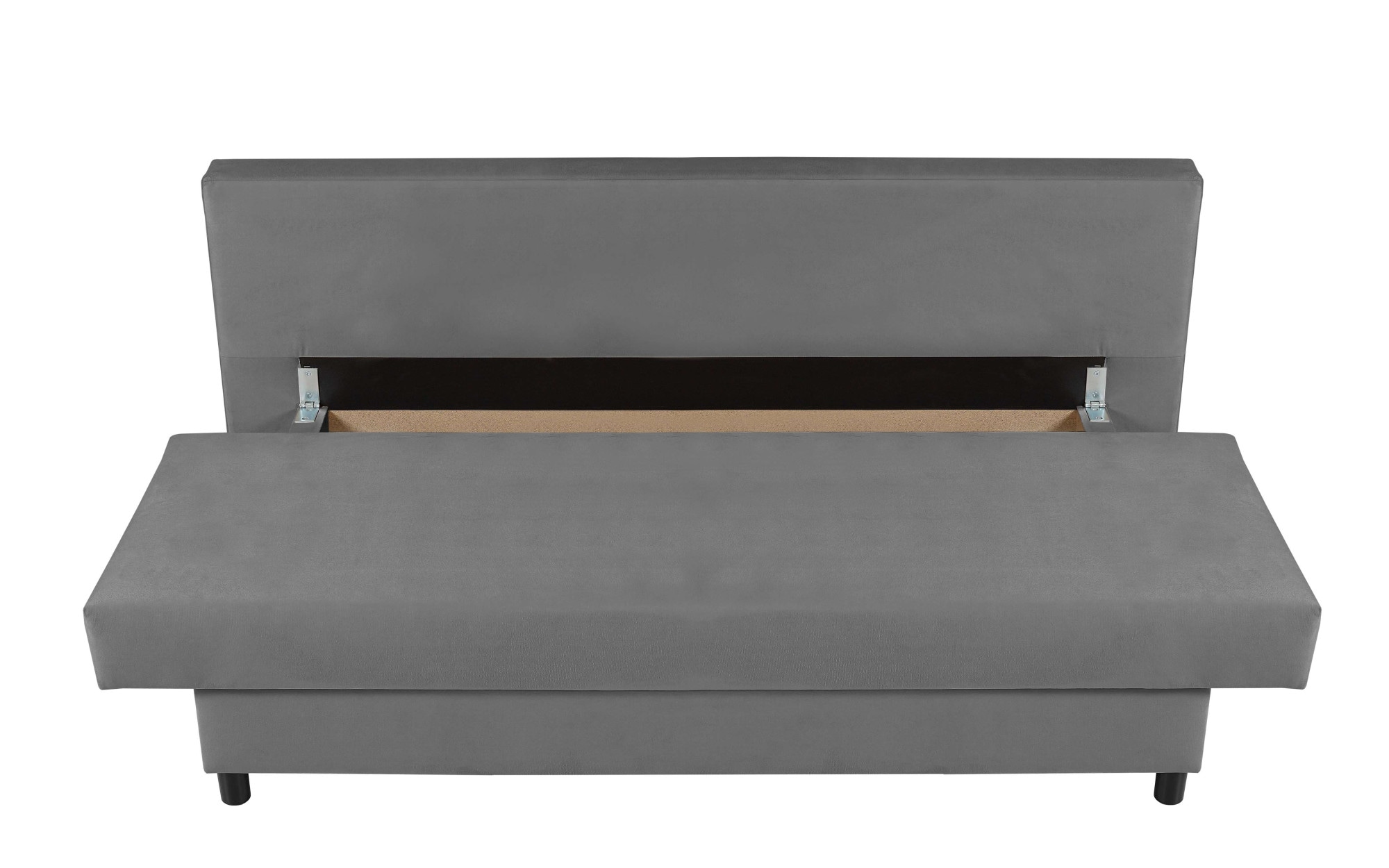 INOSIGN 3-Sitzer »SAWYER Schlafsofa mit Bettkasten und Wellenunterfederung« pflegeleichte Bezüge: Velvet & Struktur, B/T/H 193/86/83,5 cm