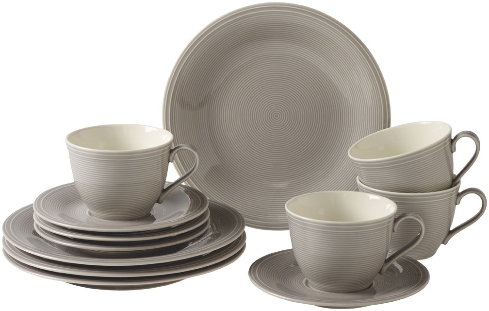 Image of like. by Villeroy & Boch Kaffeeservice »Color Loop Stone«, (Set, 12 tlg.), harmonische Farbtöne bei Ackermann Versand Schweiz
