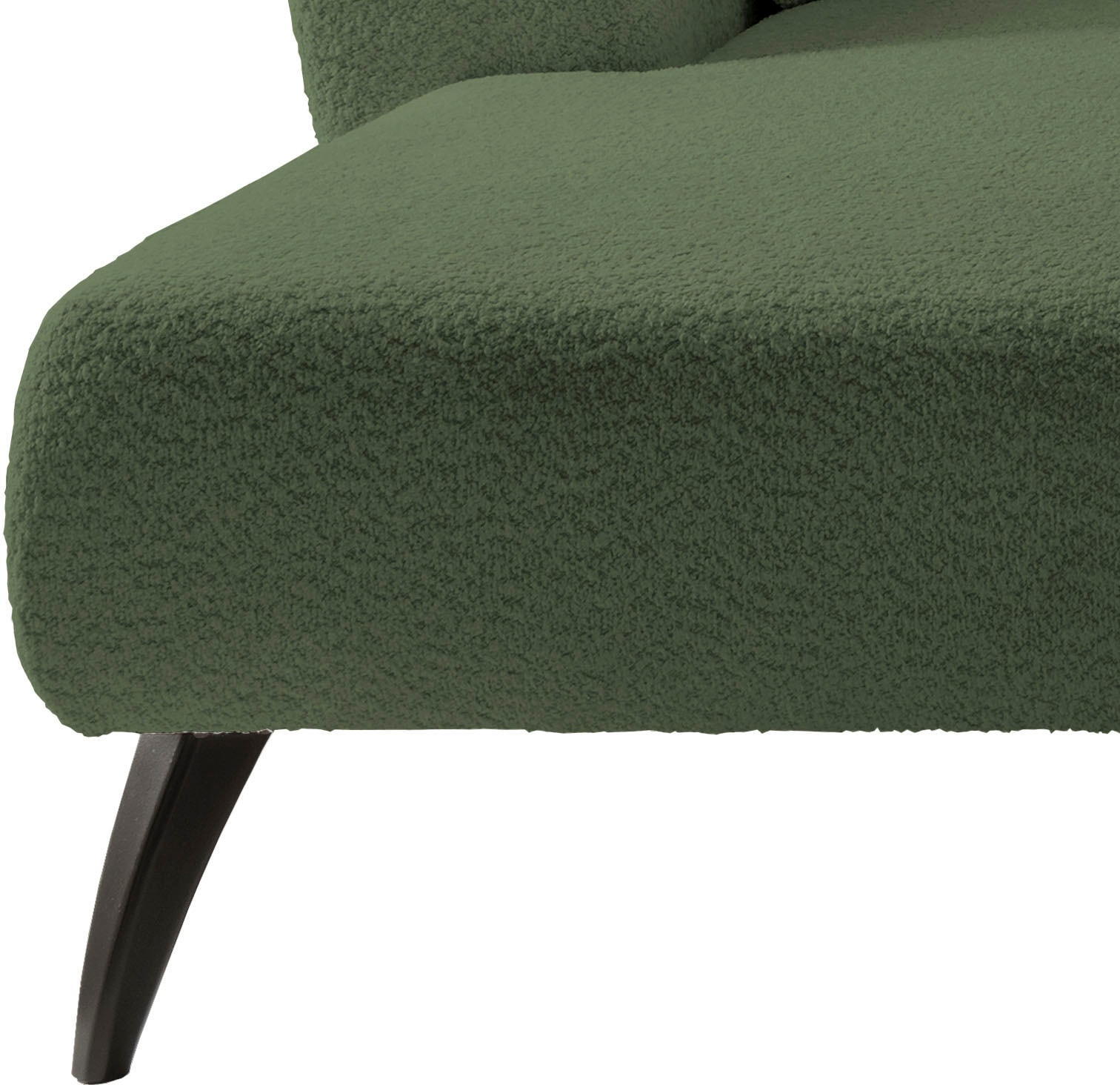 INOSIGN Ecksofa »Colori L-Form«, Holzfussfarbe wählbar, inkl. 4x Zierkissen