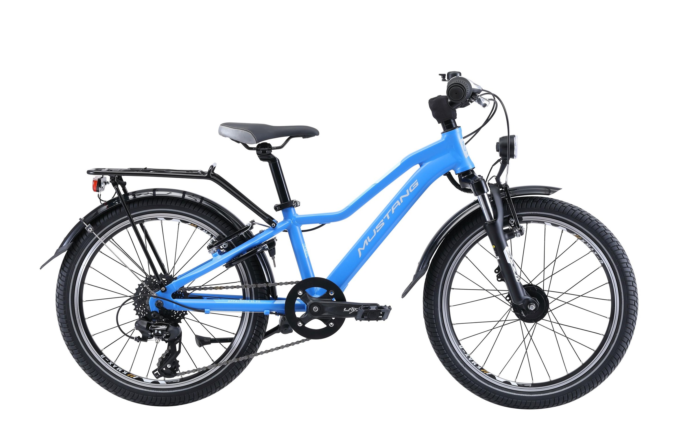 Image of MUSTANG Kinderfahrrad »Mustang Kinderfahrrad Appaloosa SL«, Höhenverstellbarer Sitz, Licht, Ständer bei Ackermann Versand Schweiz