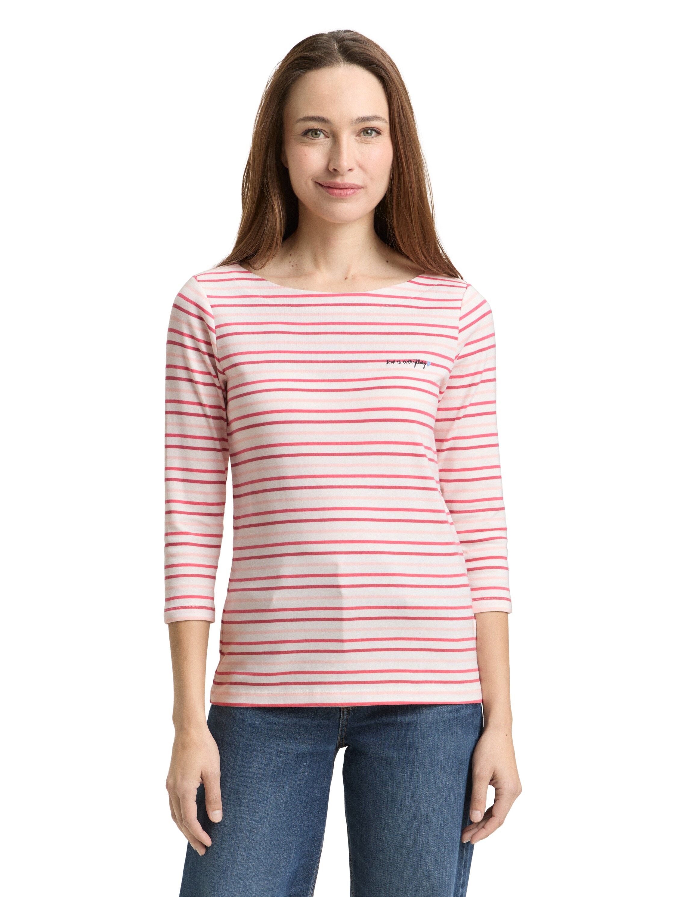 Image of TOM TAILOR 3/4-Arm-Shirt im Streifen-Design