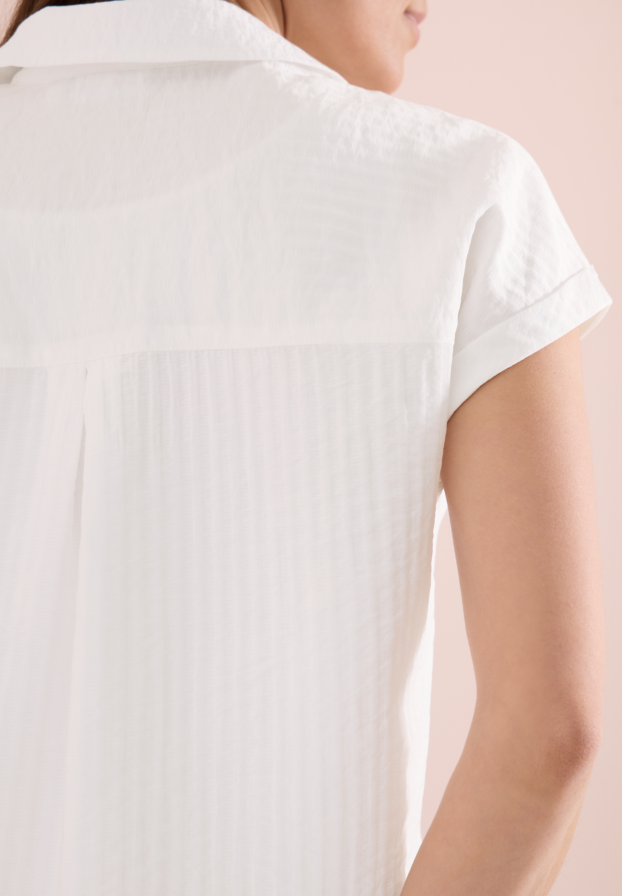 Cecil Blouse à manches courtes avec patte de boutonnage décorative