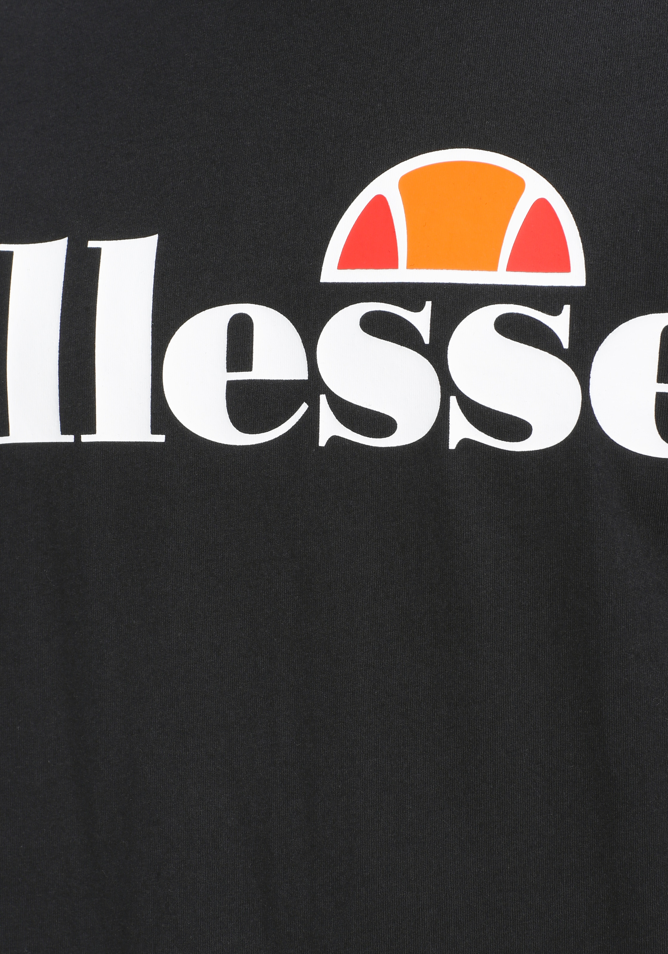 Ellesse T-shirt »SL PRADO TEE« avec impression de logo, manches courtes, coupe basique ajustée, coupe à la hauteur des hanches