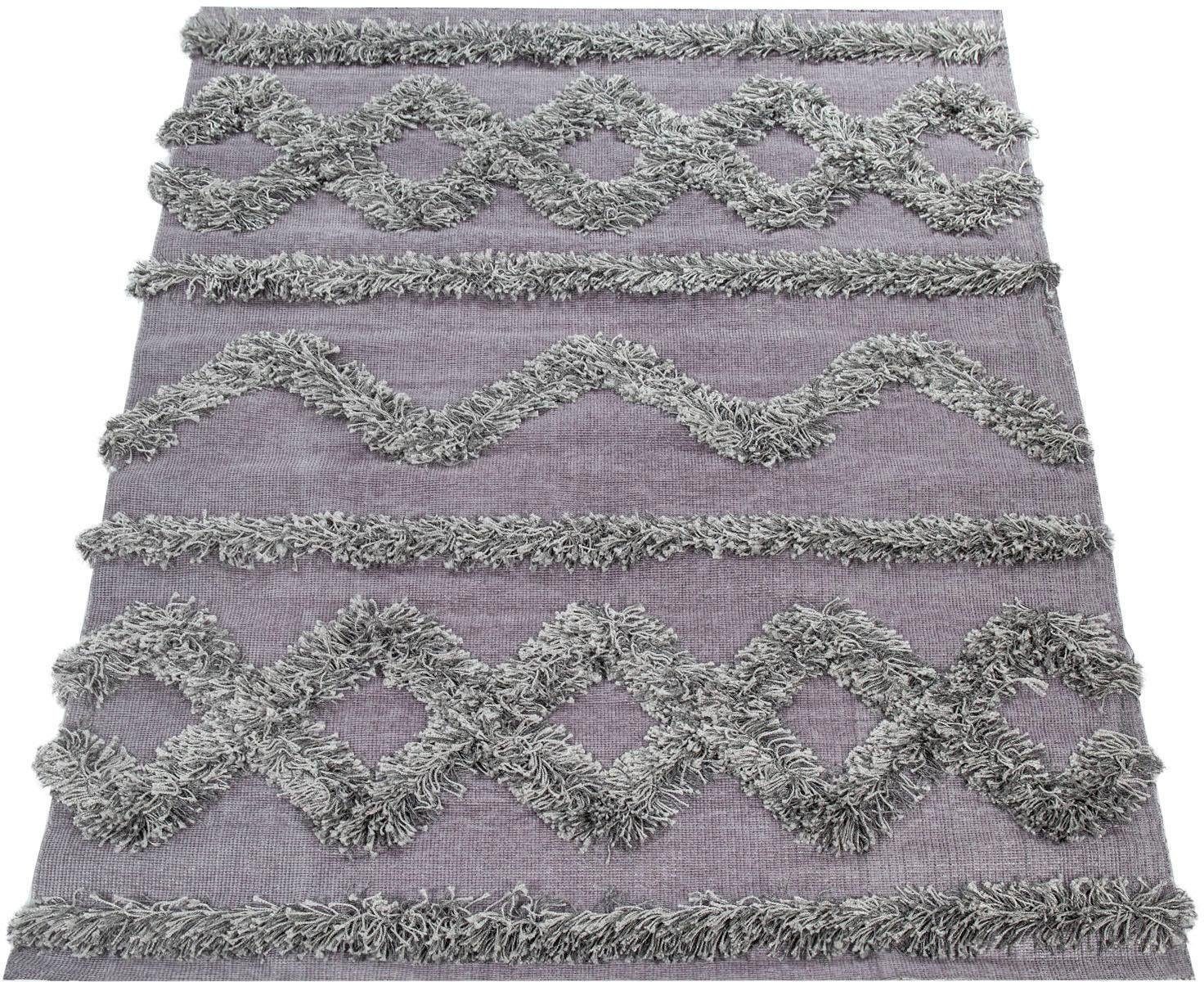 Image of Paco Home Teppich »Loox 112«, rechteckig, 75 mm Höhe, Hoch-Tief-Effekt, Wohnzimmer bei Ackermann Versand Schweiz