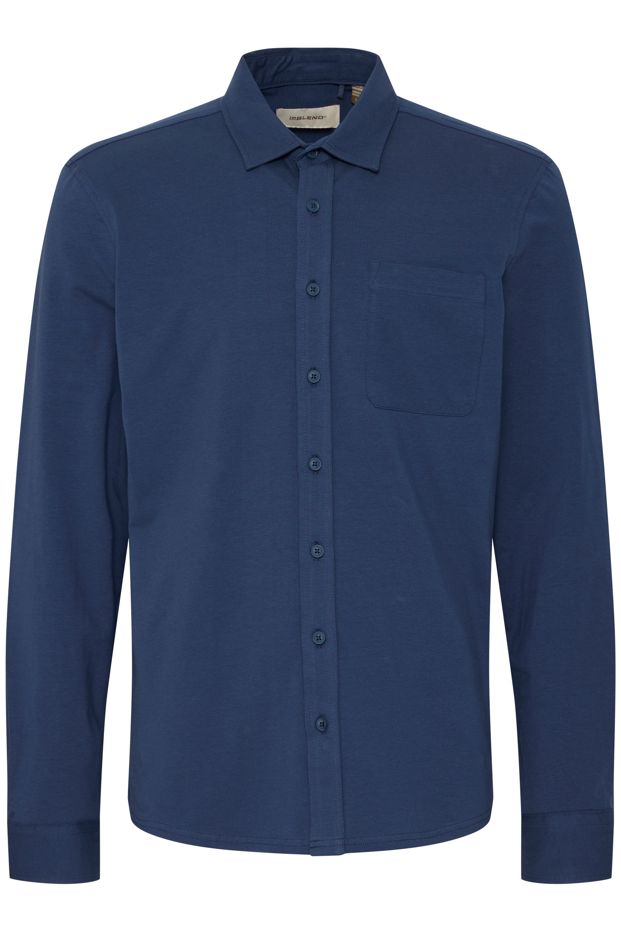 Blend Langarmhemd »BHALO JERSEY SHIRT - NOOS«