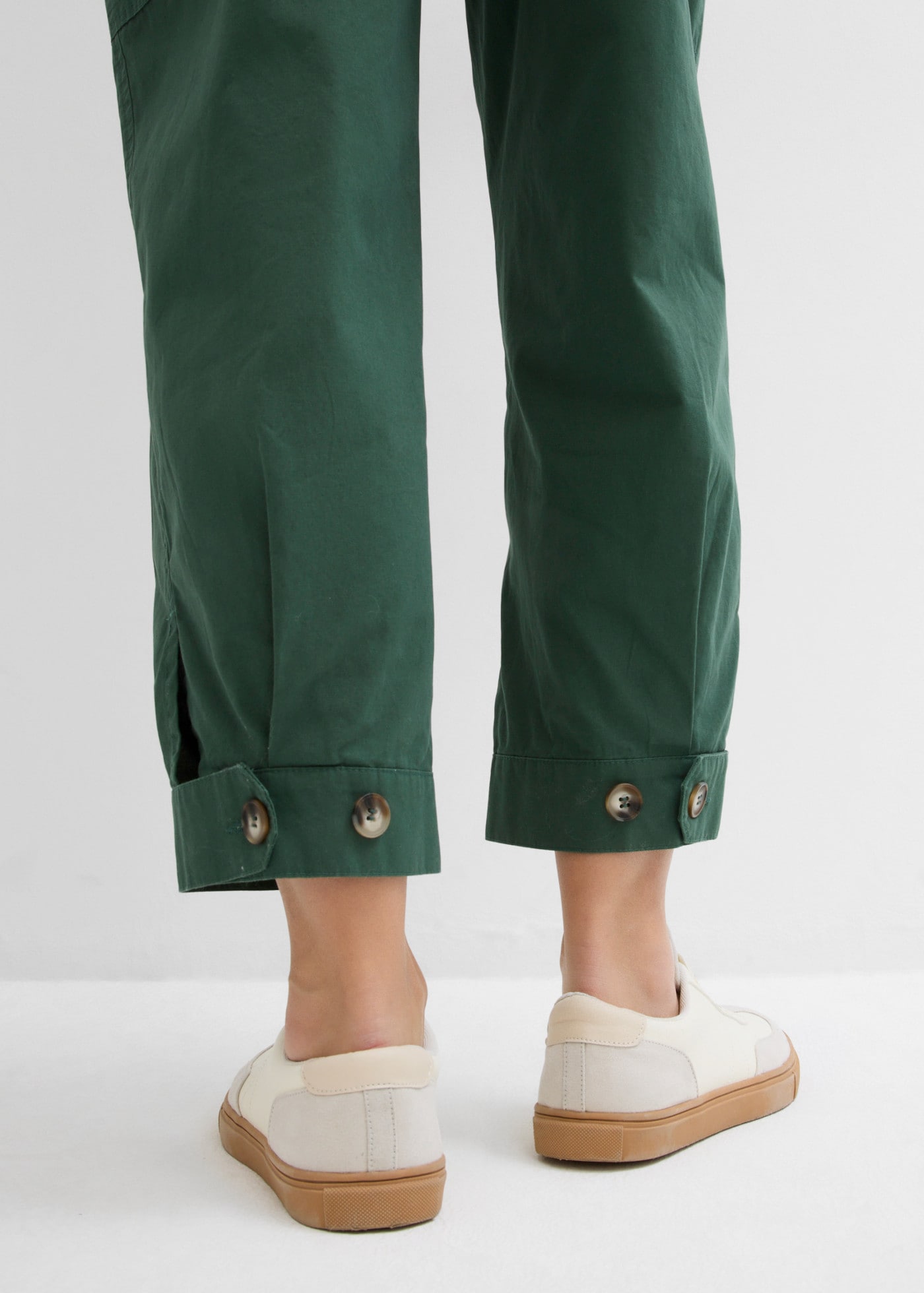 bonprix Cargohose  Loose Fit, mit Bindegürtel, aus Baumwolle, in verschiedenen Grössen