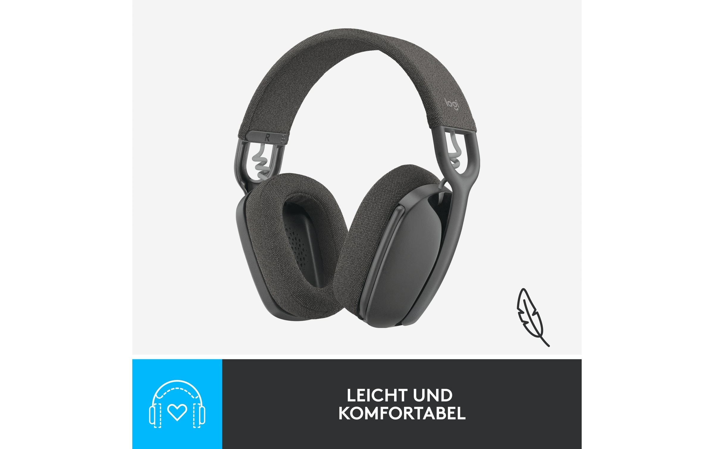 Logitech Headset »Headset Zone Vibe 100 graphite«