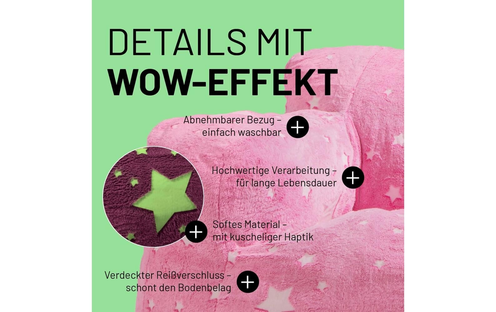 Lumaland Sessel »Glow in the Dark«