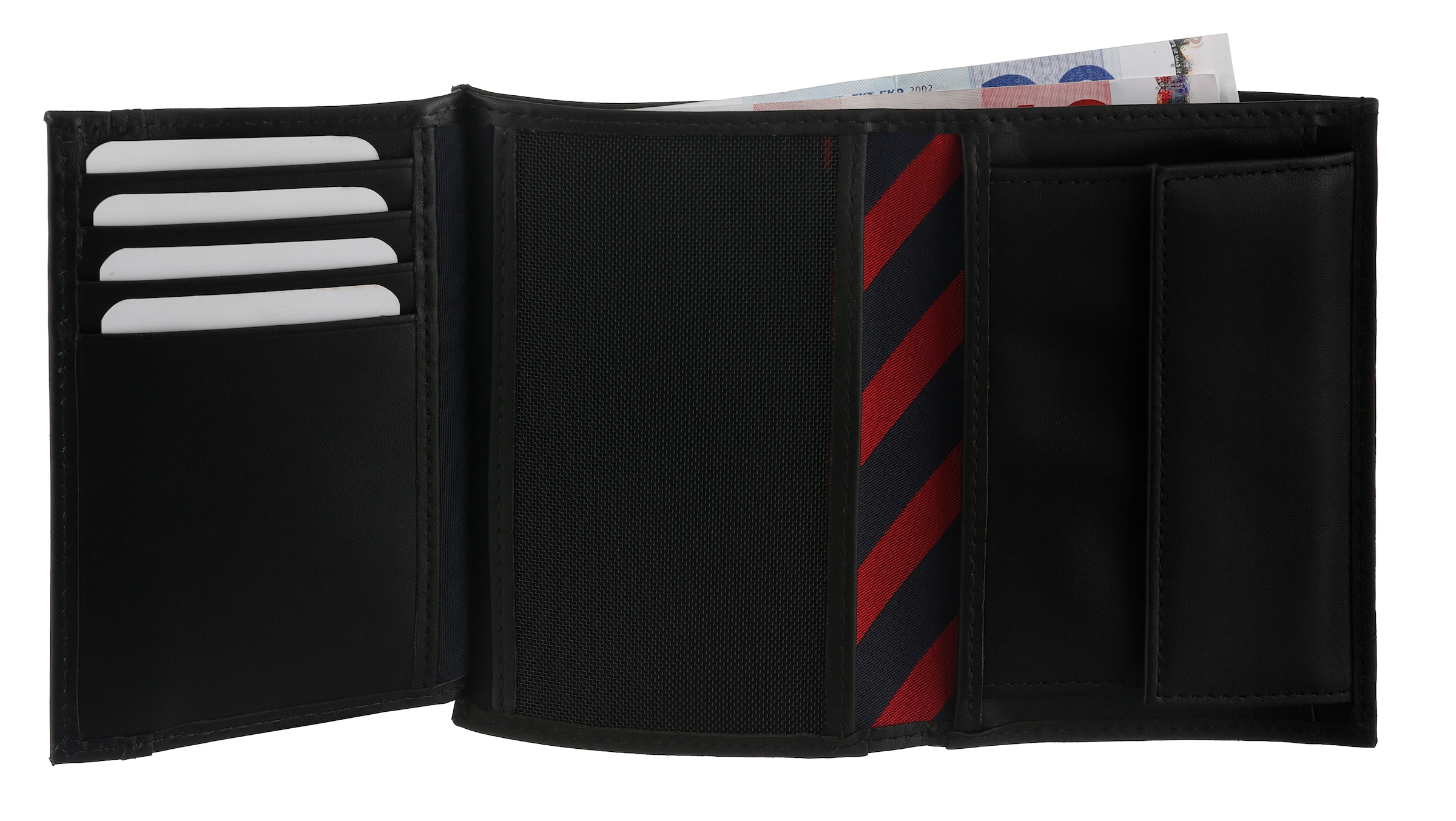 Tommy Hilfiger Porte-monnaie »JOHNSON N/S WALLET W/COIN POCKET« aus echtem Leder im Hochformat