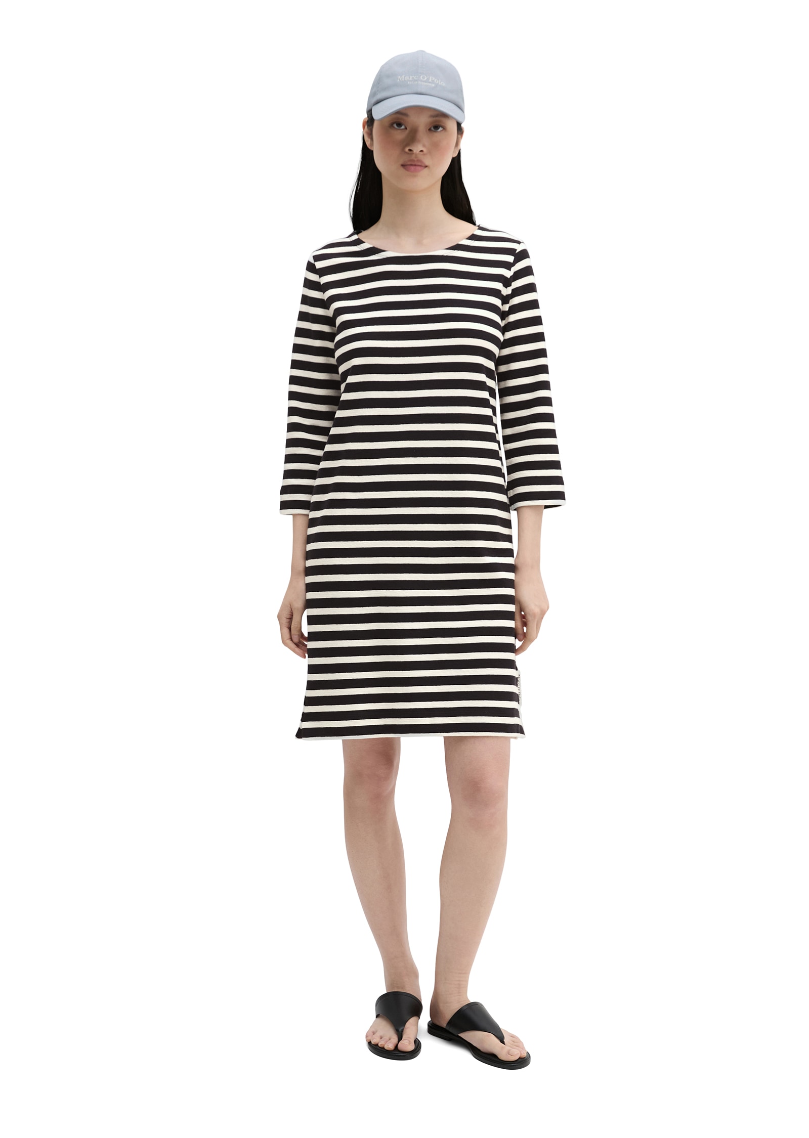 Marc O'Polo Jerseykleid Gestreift, loose fit aus weichem Jersey