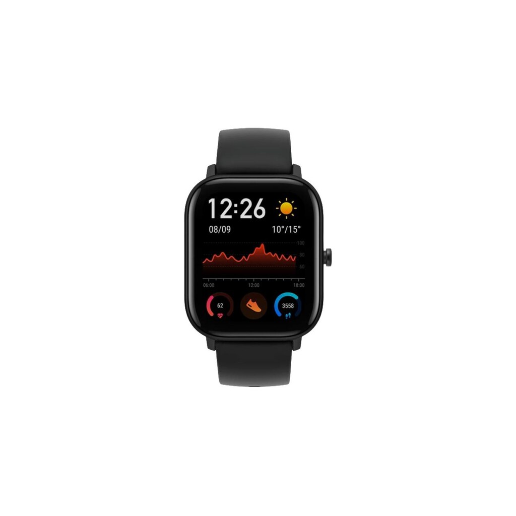 Xiaomi Smartwatch »Amazfit GTS Schwarz«, (Amazfit OS)