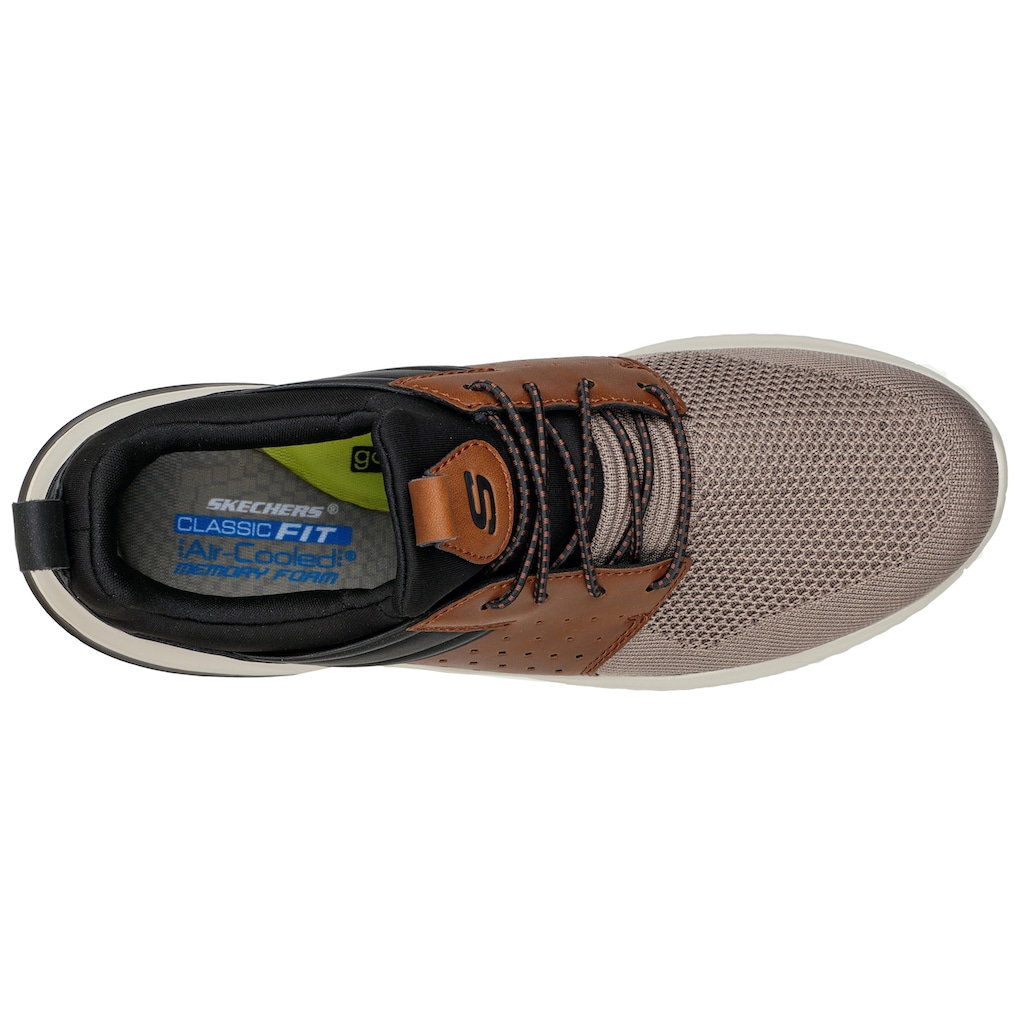 Skechers Slip-On Sneaker »DELSON 3.0-CICADA«, Slipper, Freizeitschuh mit Gummizug zum Schlupfen
