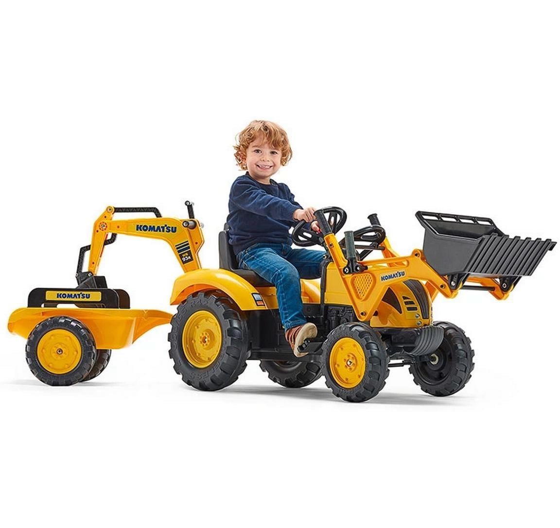 Falk Rutscherauto »Komatsu Traktor + Anh. XXL«