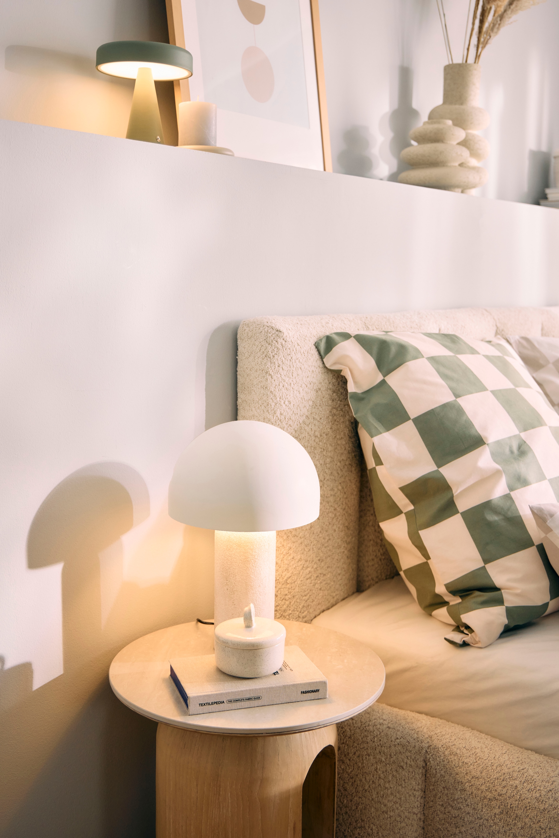 homsy by Ana Johnson Lampe de table »LUMEVA Pilz Lampe« Keramik, Pilzleuchte, Höhe 38cm