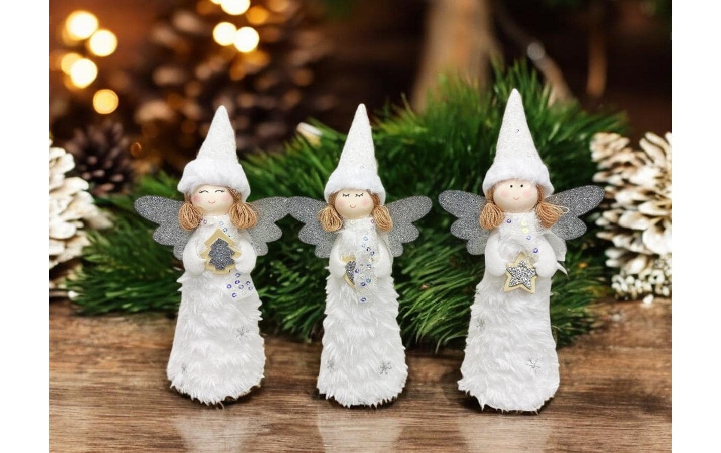   Weihnachtsfigur »Dameco Engel 3-er Set«