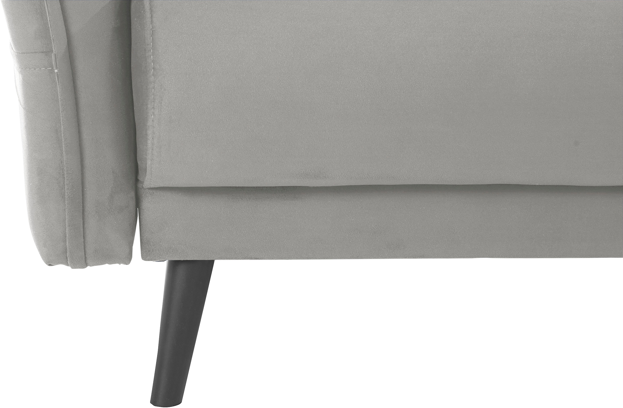 INOSIGN Schlafsofa »Asra« incl. Bettfunktion und Bettkasten, Seitentasche im Armteil, Federkern