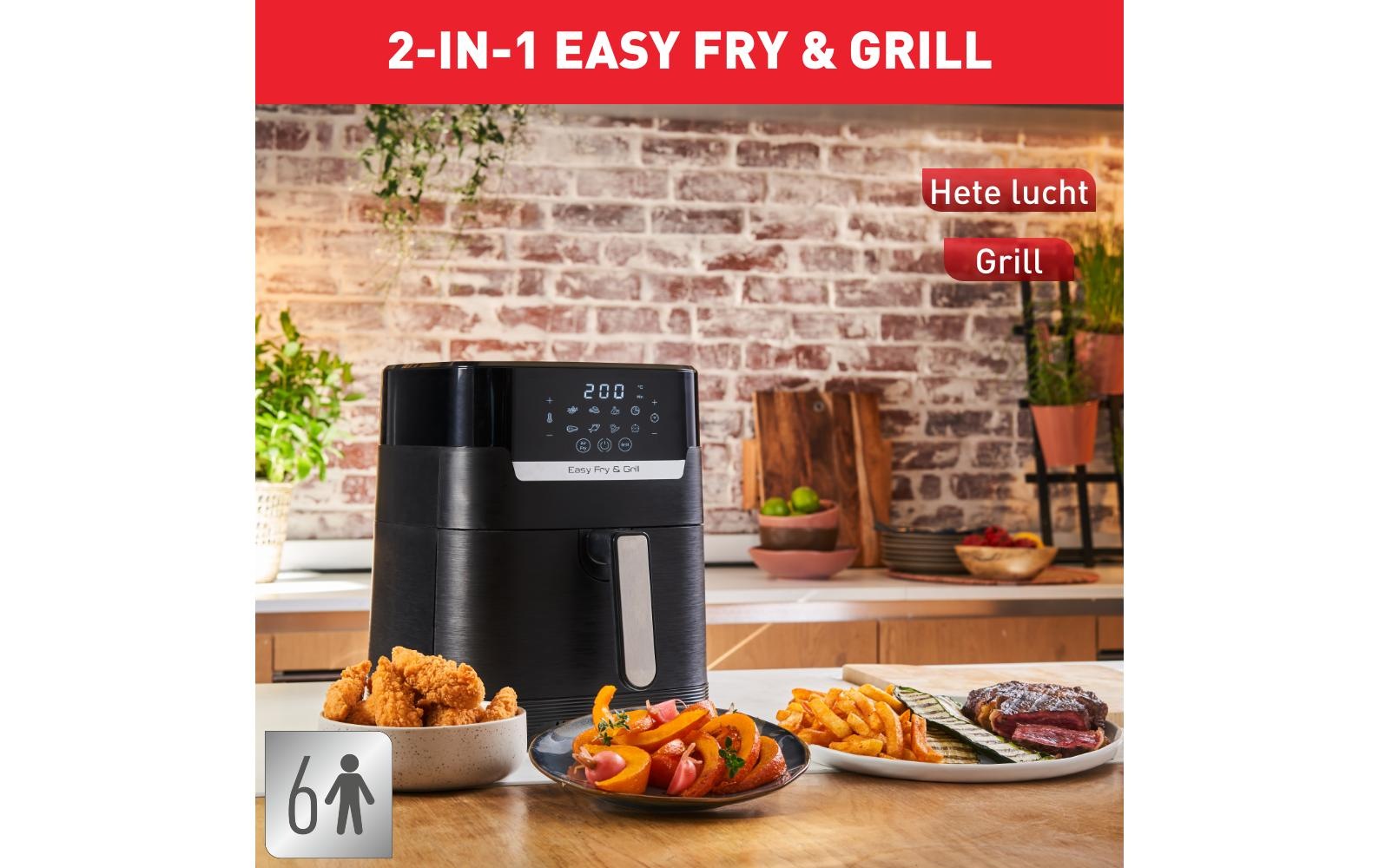 Tefal Heissluftfritteuse »Easy Fry & Grill Precision EY5058«, 1550 W
