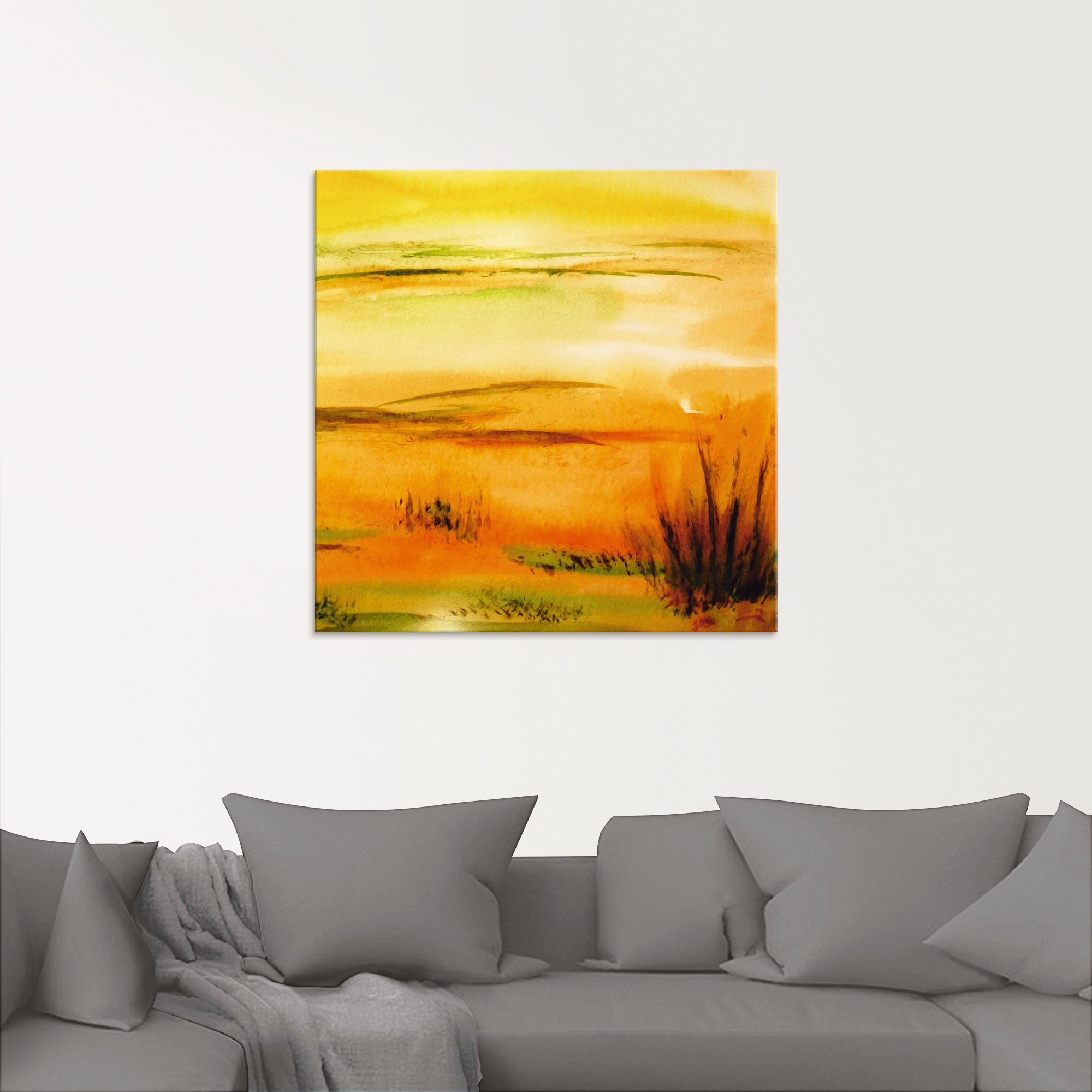 Artland Glasbild »Heisser Sand«, Wüste, (1 St.), in verschiedenen Grössen