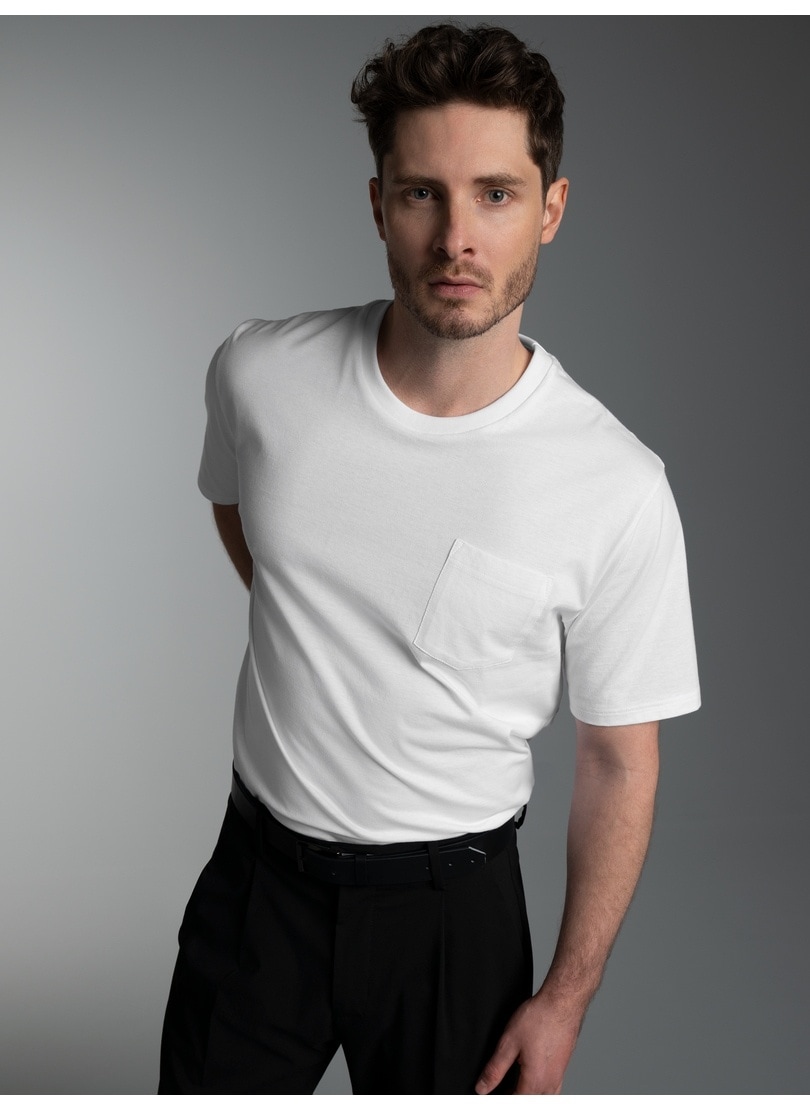 Image of Trigema T-Shirt "TRIGEMA T Shirt aus Biobaumwolle mit Brusttasche" 1