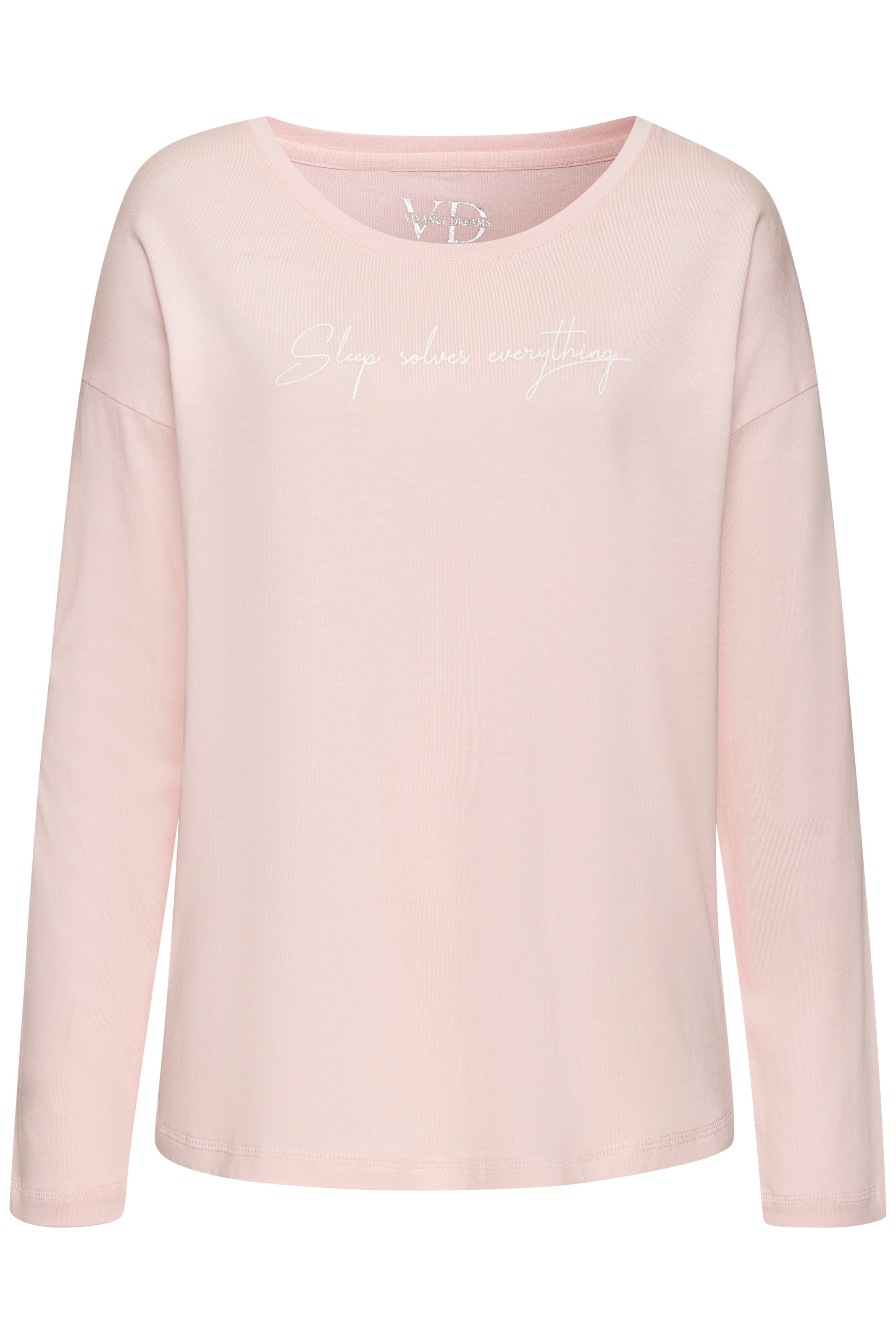 Vivance Dreams Longsleeve mit kleinem Frontprint
