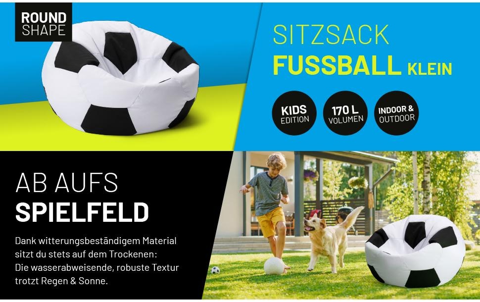 Lumaland Sitzsack »Luxury Fussball«