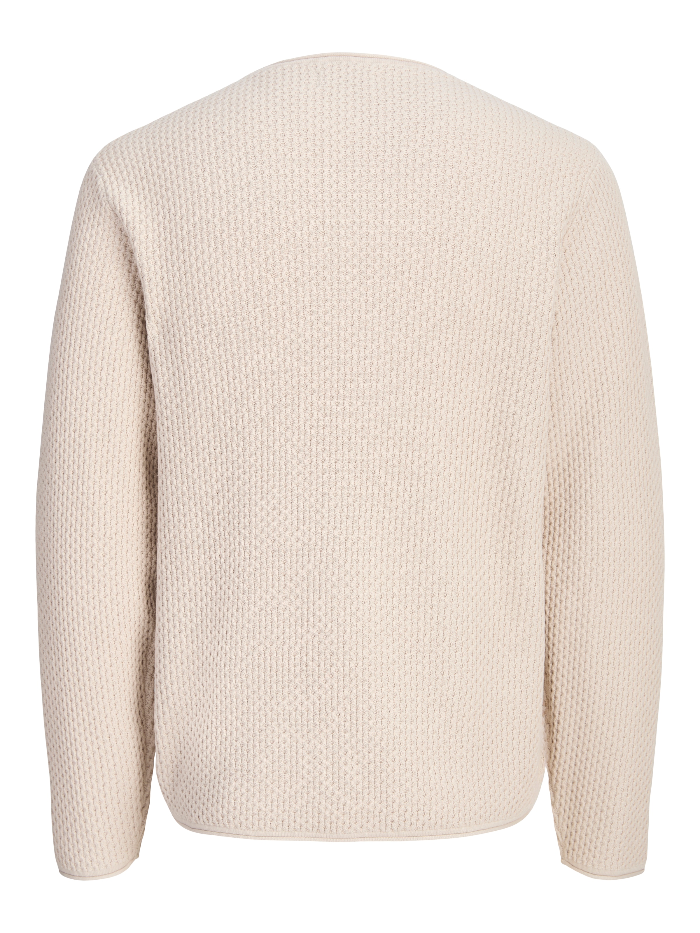 Jack & Jones Pull à col rond »JPRBLUMASON KNIT CREW NECK SN« coton, coupe régulière