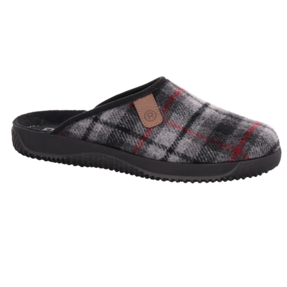 Image of Rohde Pantoffel "Soltau-H" Hausschuh, Schlupfschuh, Homeslipper mit Label
