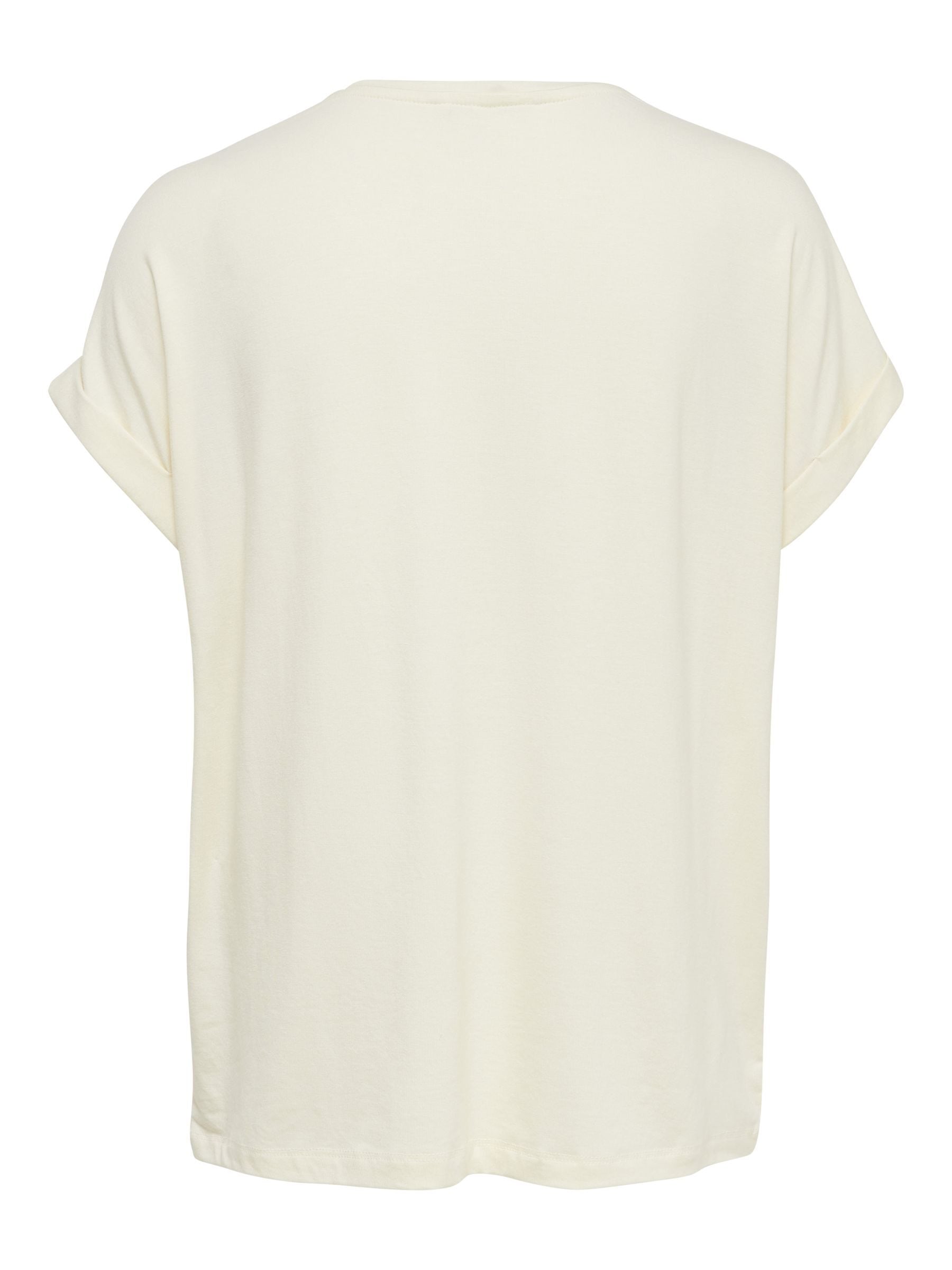 ONLY T-Shirt »ONLMOSTER S/S O-NECK TOP NOOS JRS«, mit Aufschlag am Arm