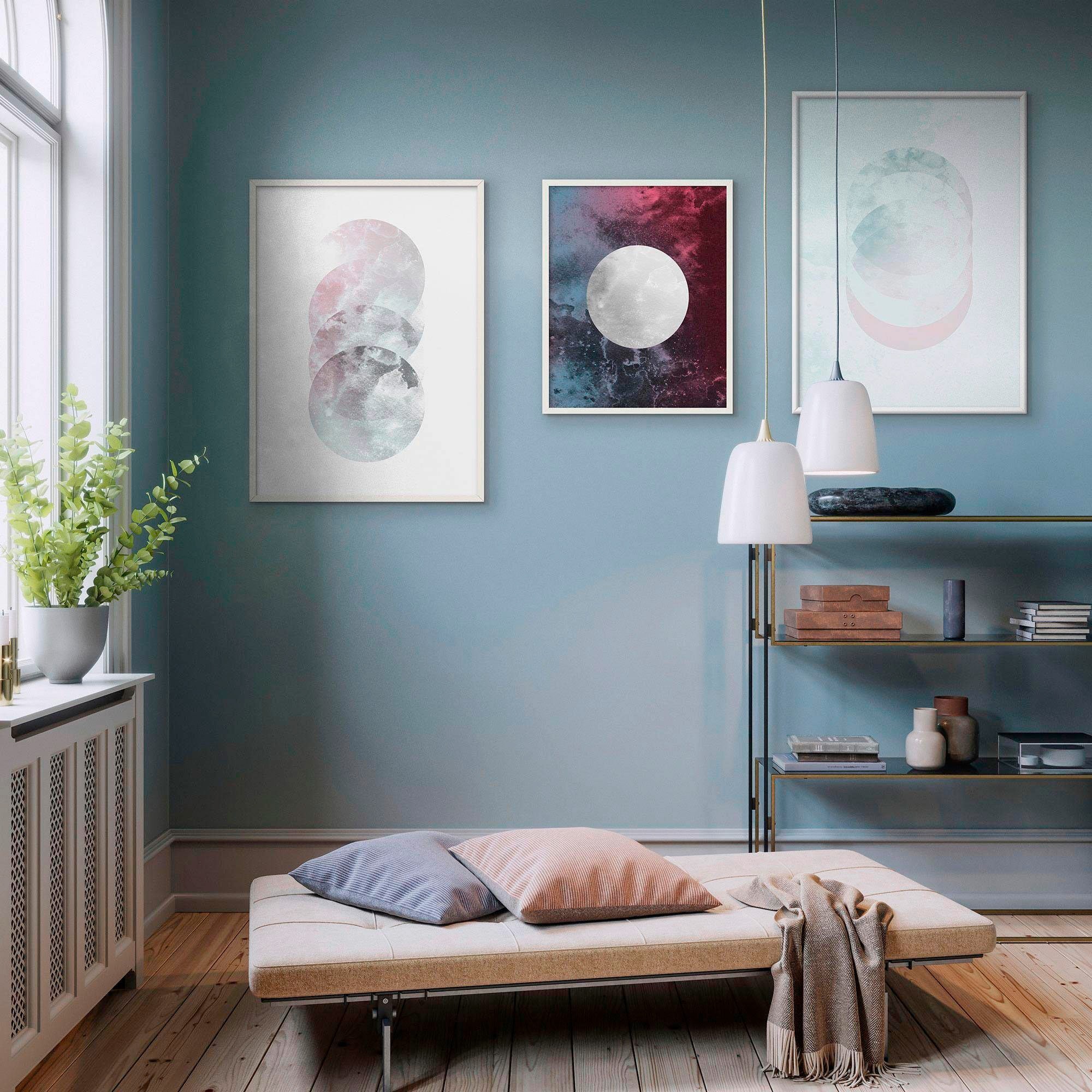 Image of Komar Bild "Tessera Glacies" Formen Kunst 1 Stk. tlg. Wandbild zur Dekoration - ohne Rahmen