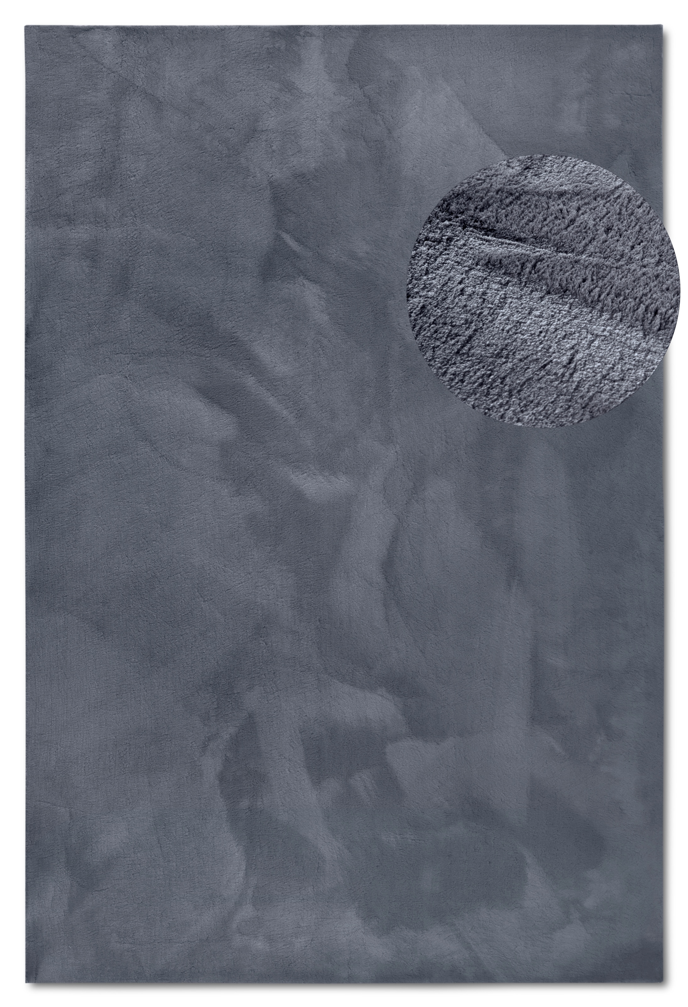 THE RUGS Villeroy & Boch 1899 Soft Pile Rug Leon Abstract Living Room in Dark Grey | Size: 80cm x 150cm