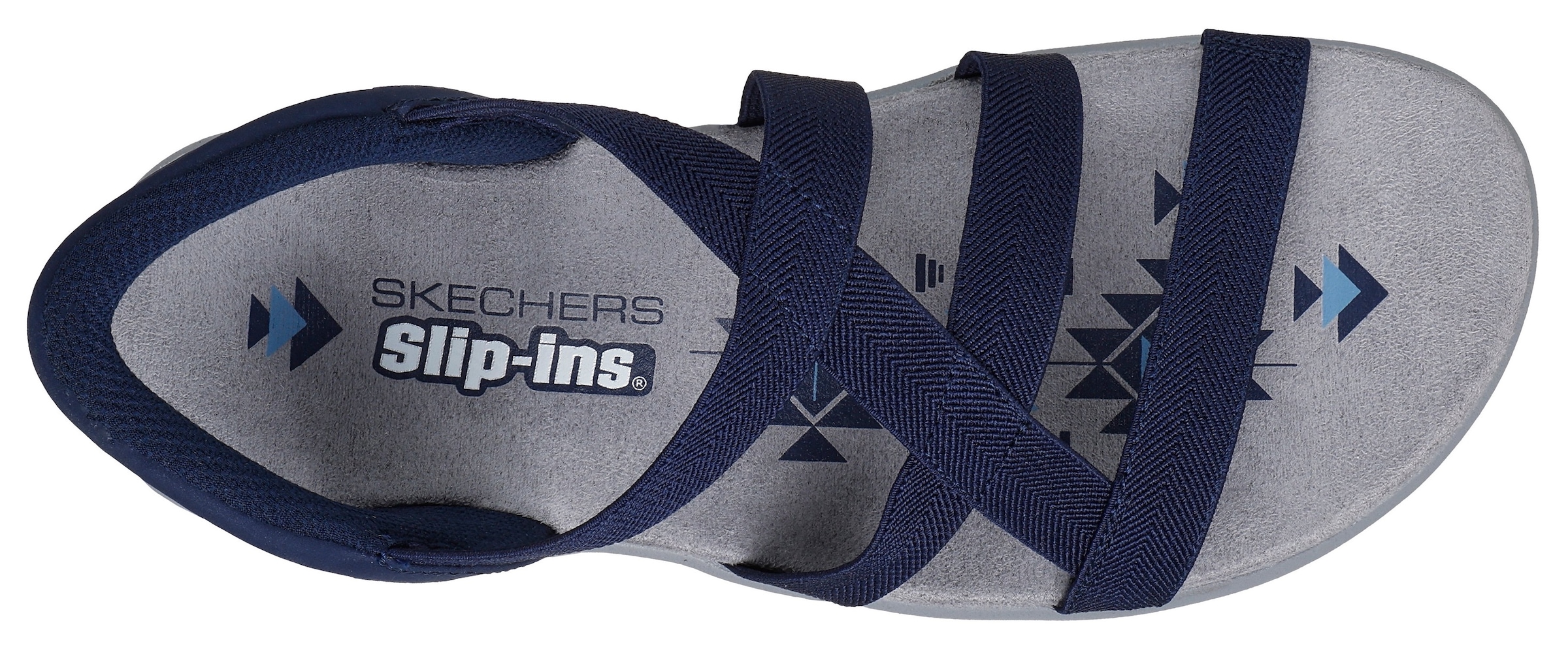 Skechers Sandale »REGGAE SLIM-STRETCH FLEX«  Flats, sandale de trekking avec fonction slip-in