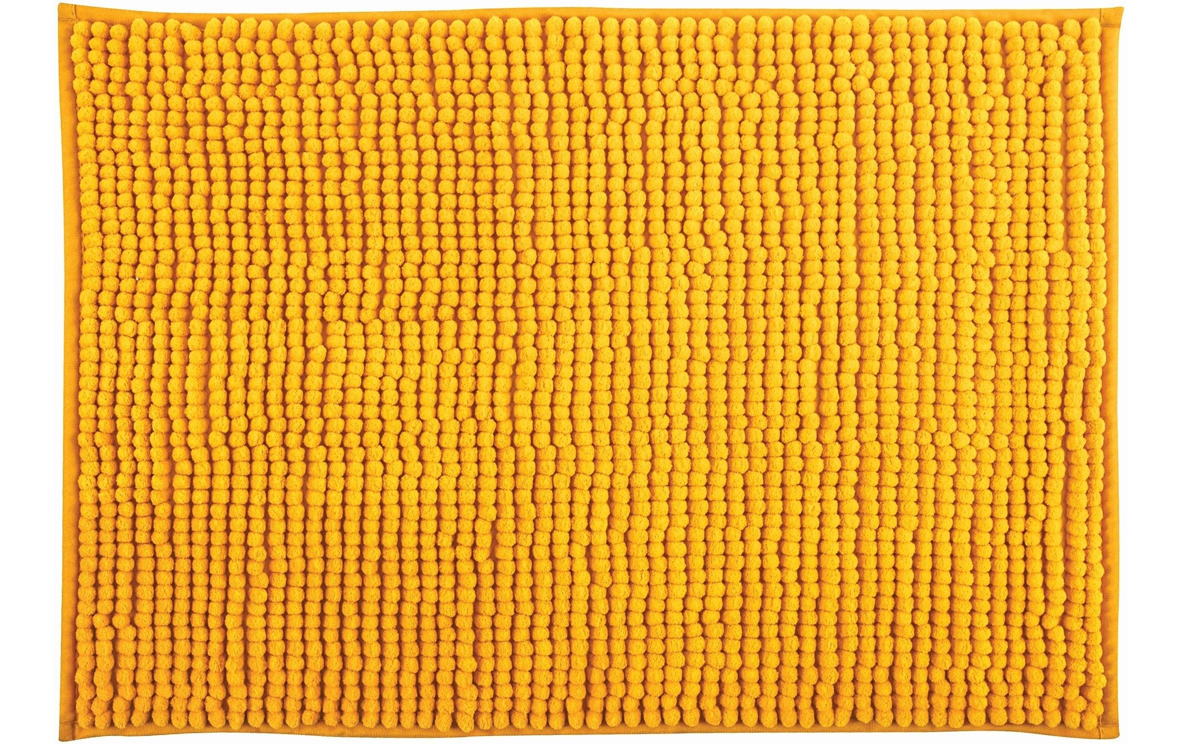 Image of MSV Badematte "Chenille Gelb (Safran)"