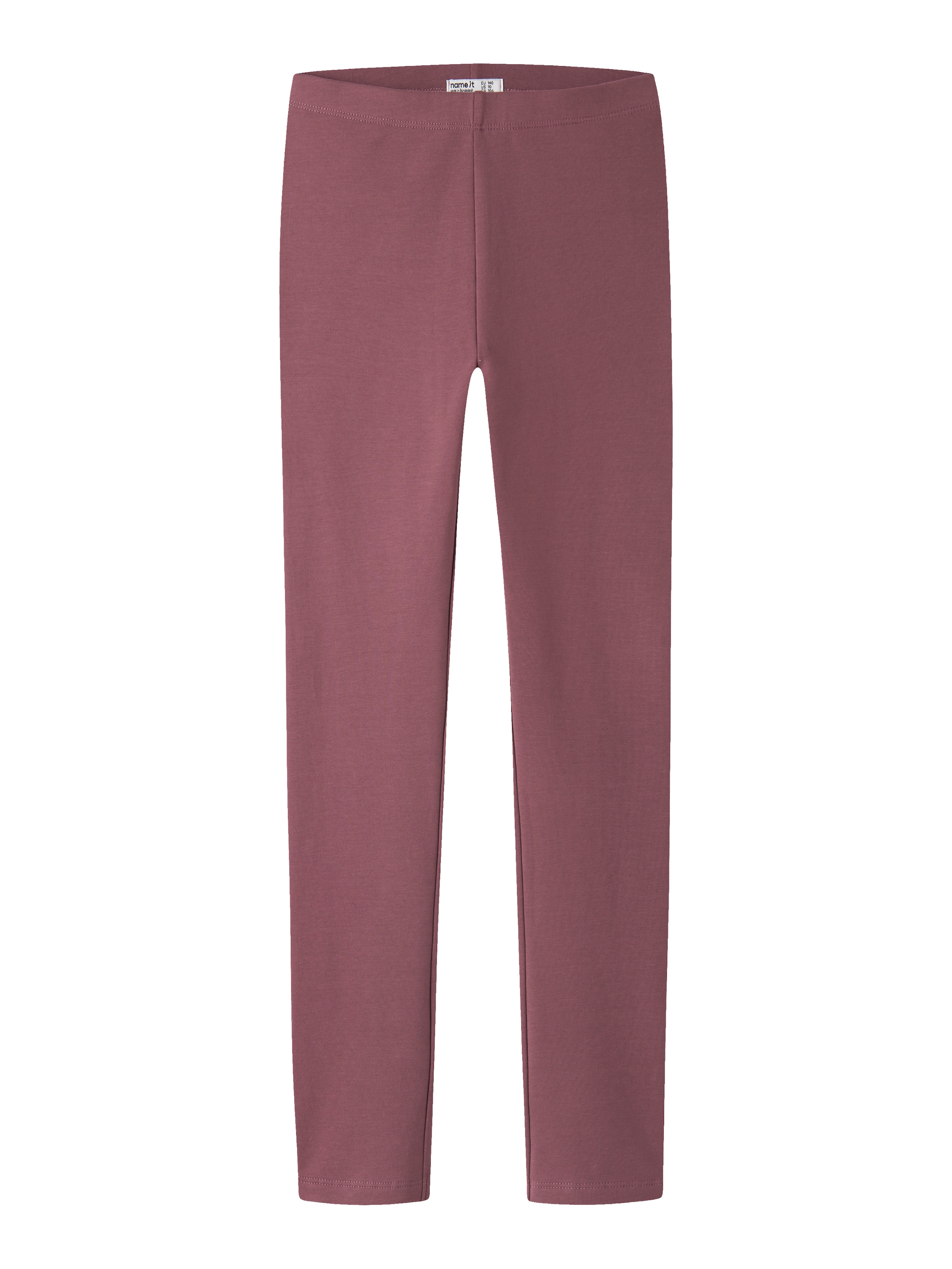 Name It Leggings »NKFDAVINA SOLID SWE LEGGING BRU N NOOS«  mélange coton, intérieur gratté, coupe régulière