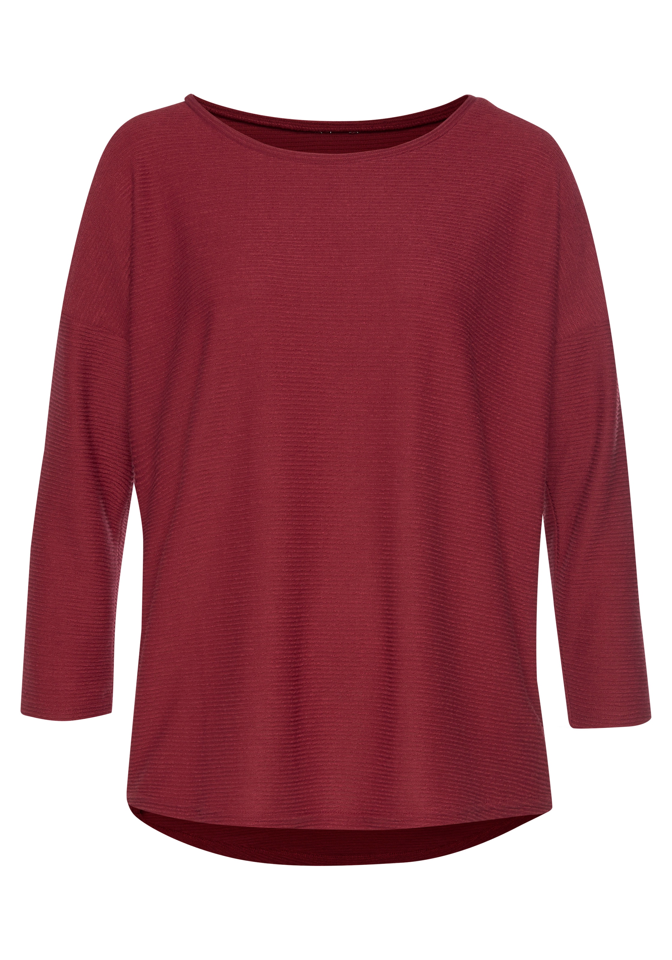 Vivance 3/4-Arm-Shirt, aus strukturierter Qualität