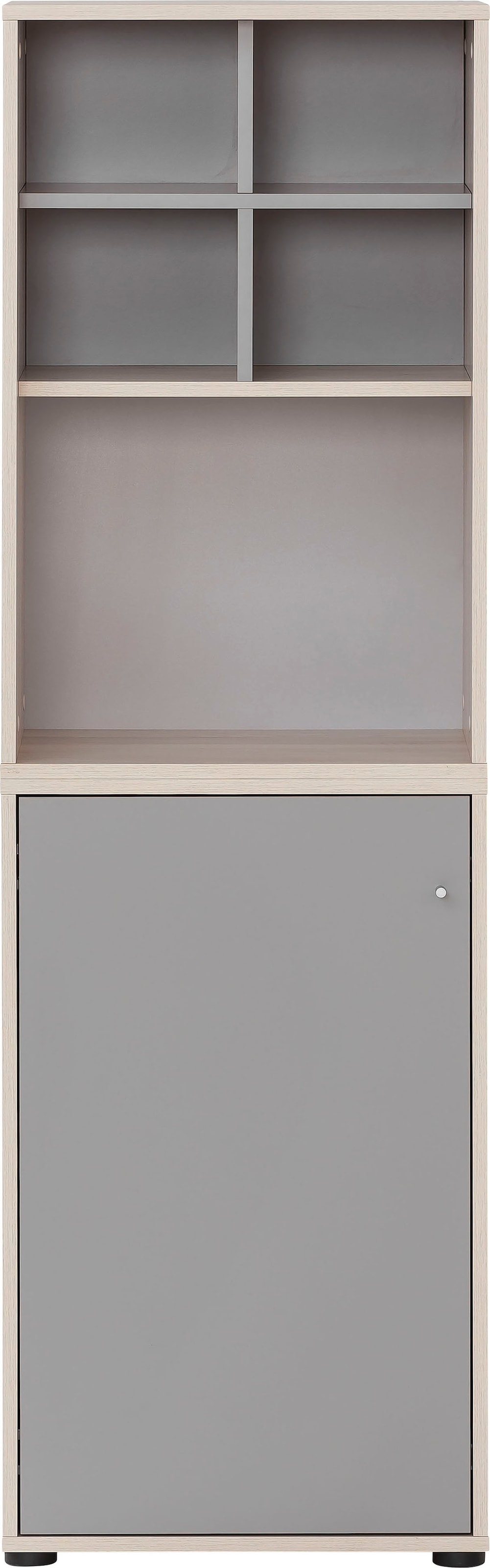 Schildmeyer Büro-Set »Serie 400«, (3 tlg.), bestehend aus 1 Regal, 1 Schrank, 1 Regalkreuz