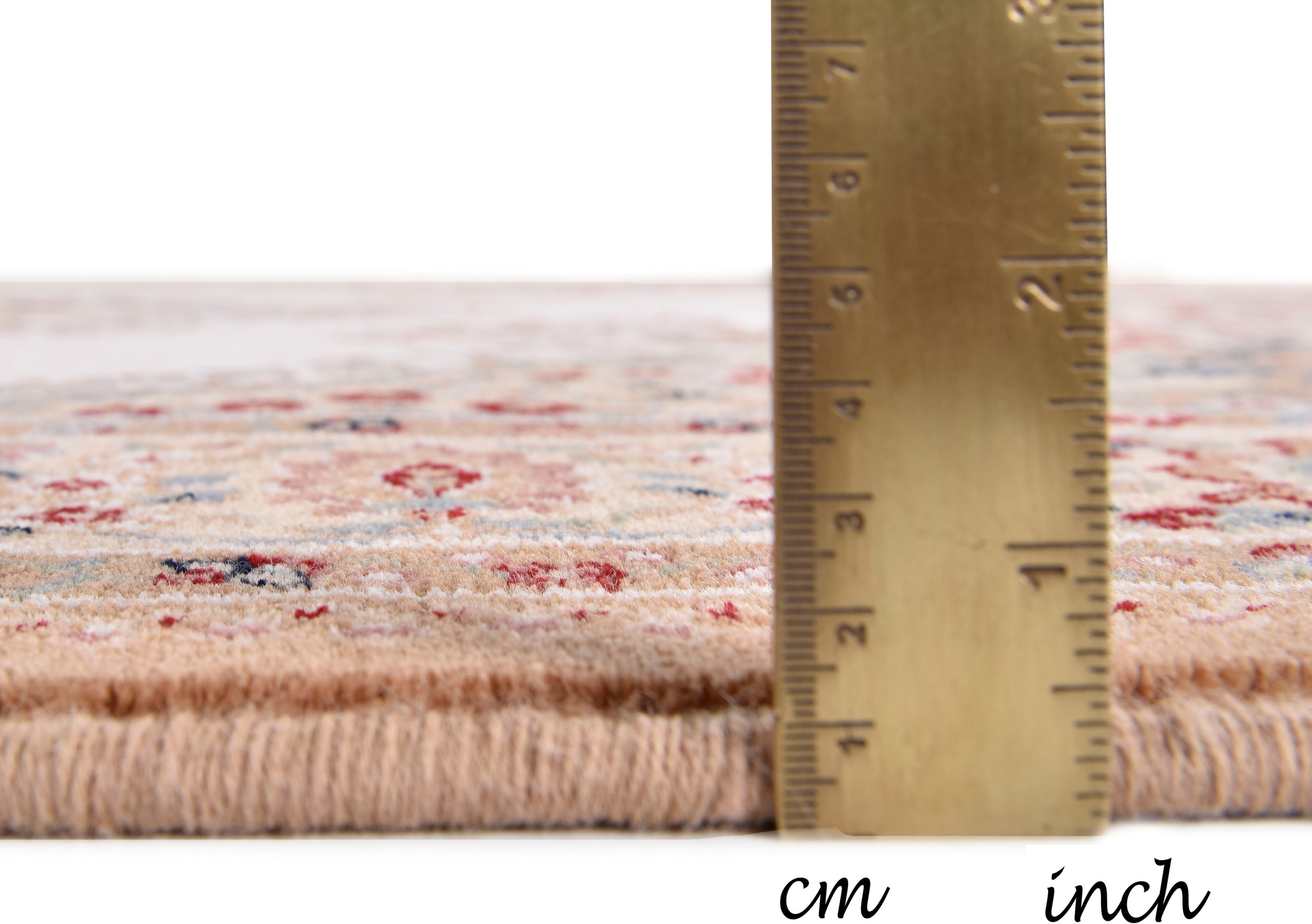 THEKO Wollteppich »Dolna - 809«, rund, 10 mm Höhe, Kurzflor, reine Wolle, Orient-Optik