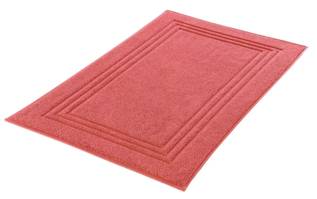 Kleine Wolke Badematte »Lodge« Höhe 80 mm beidseitig nutzbar Badteppich, Frottier-Qualität, Uni Farben, mit Bordüre