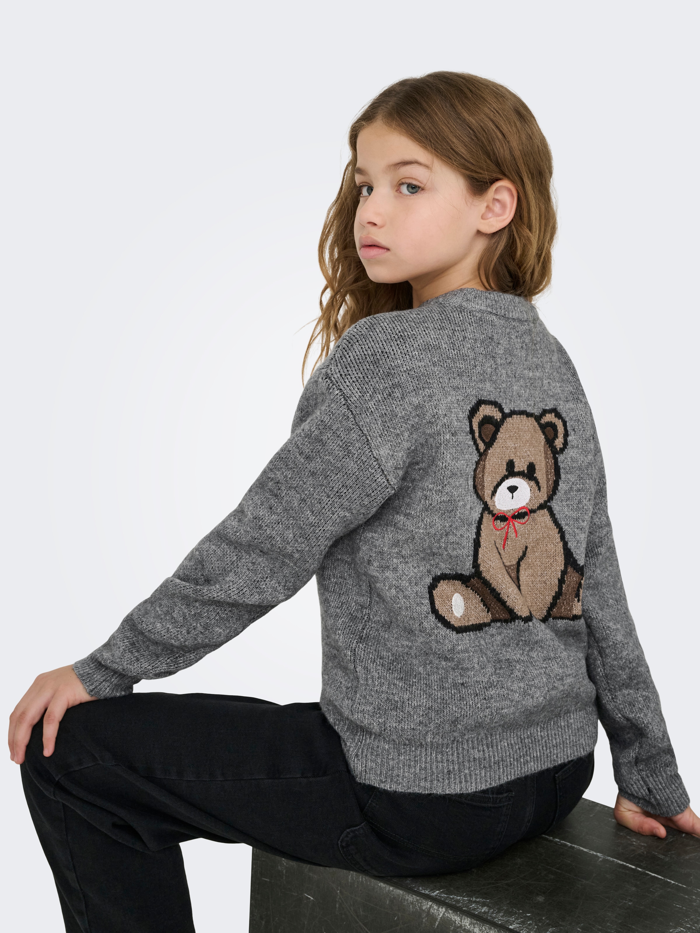 KIDS ONLY Strickpullover »KOGTEDDY L/S PULLOVER KNT NOOS«