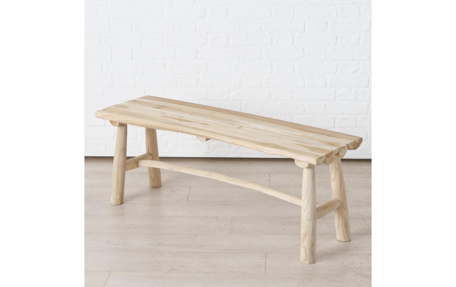 BOLTZE Sitzbank »Kuta Holz Nature«, Holz aus Indonesien
