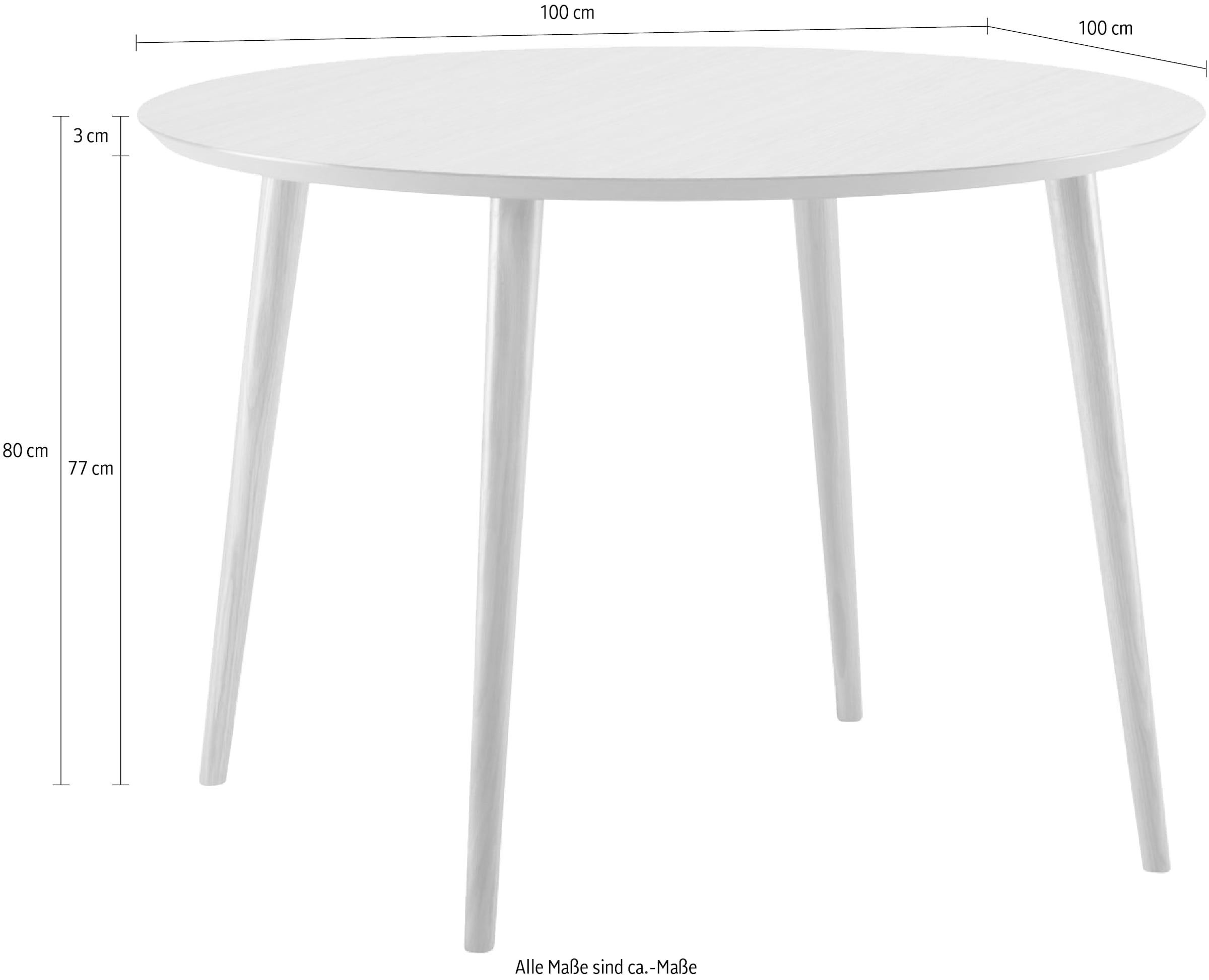 andas Esstisch, im skandinavian Design