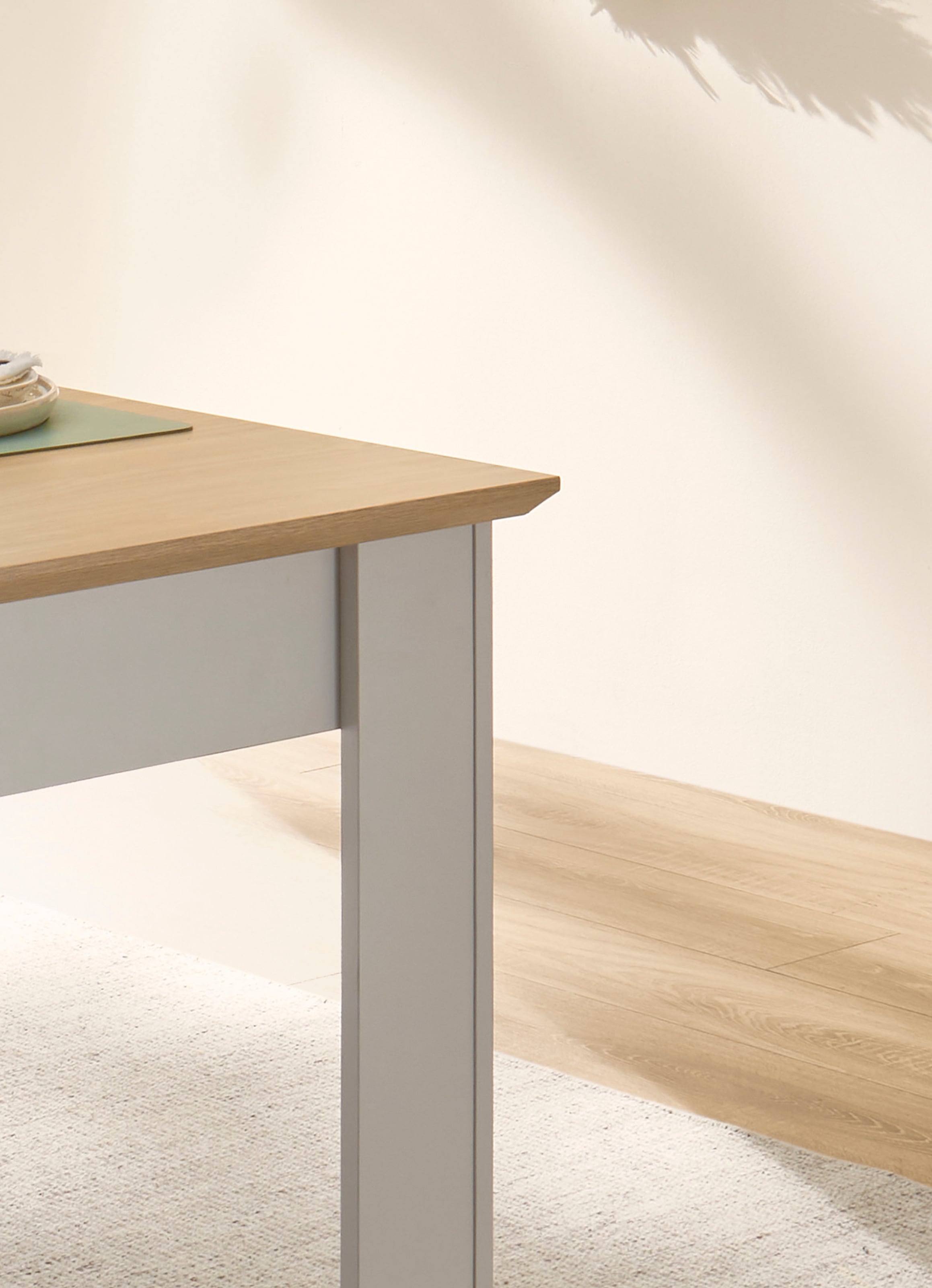 GOODproduct Esstisch »Brest, Tisch im Landhausstil, Wohnzimmertisch, Küchentisch« mit Auszugsfunktion, 180 cm ausziehbar auf 240 cm, Einlegeplatte