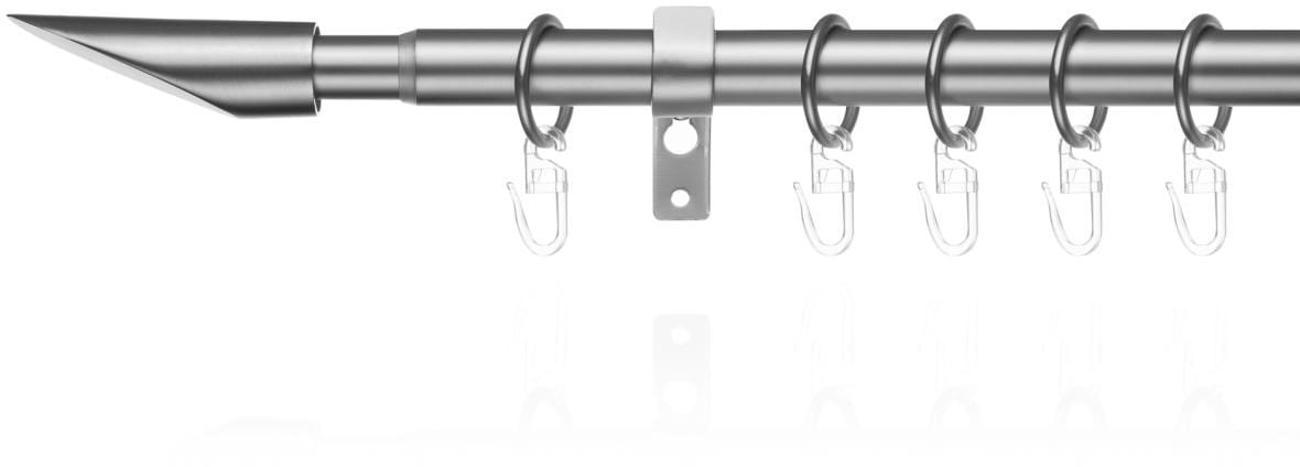Image of LICHTBLICK ORIGINAL Gardinenstange "Gardinenstange Lipstick, 20 mm, ausziehbar, 1 läufig 130 - 240 cm" Ø 20 mm 1 läufig-läufig ausziehbar Einläufige Vorhangstange mit Ringen für Gardinen und Stores.