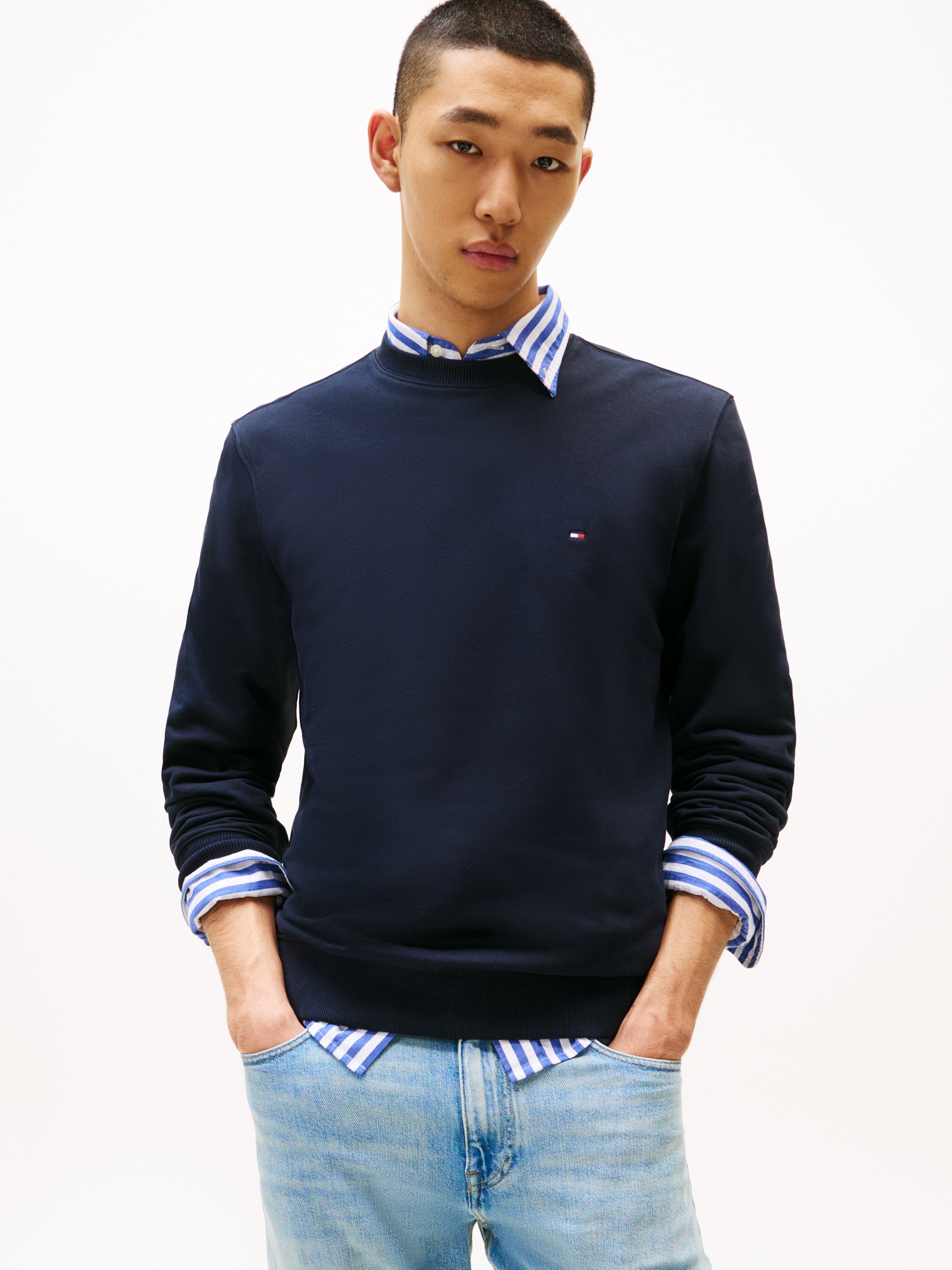 Image of Tommy Hilfiger Sweatshirt "ESSENTIAL TERRY CREWNECK"