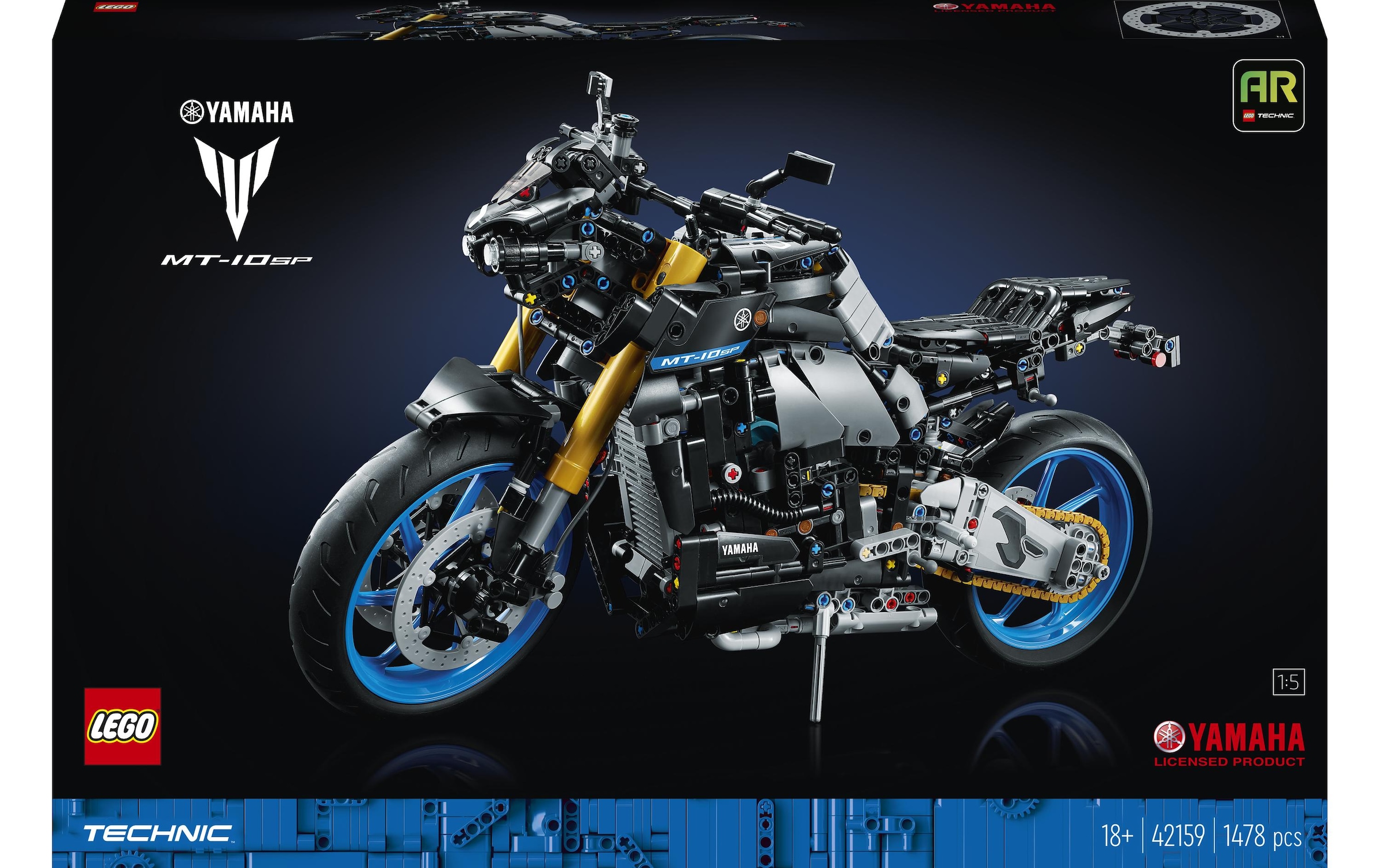 LEGO® Spielbausteine »Yamaha MT-10 SP 42159«, (1478 St.)