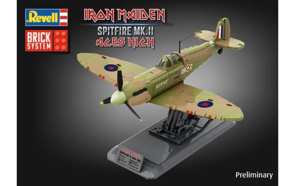 Image of Revell Spielbausteine "Iron Maiden Spitfire MK.II Aces High – Brick System Set"
