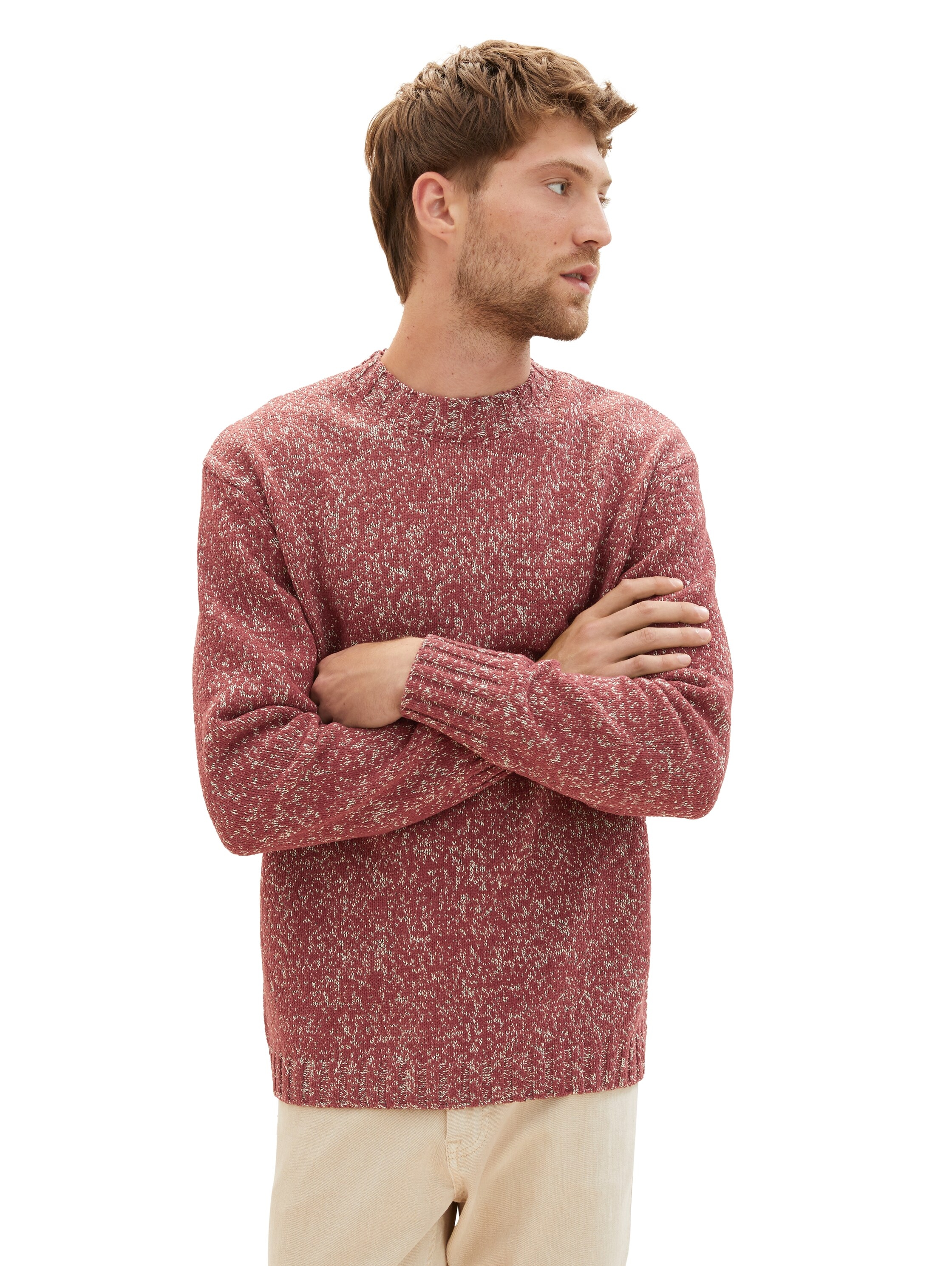 TOM TAILOR Strickpullover, mit Markenlabel