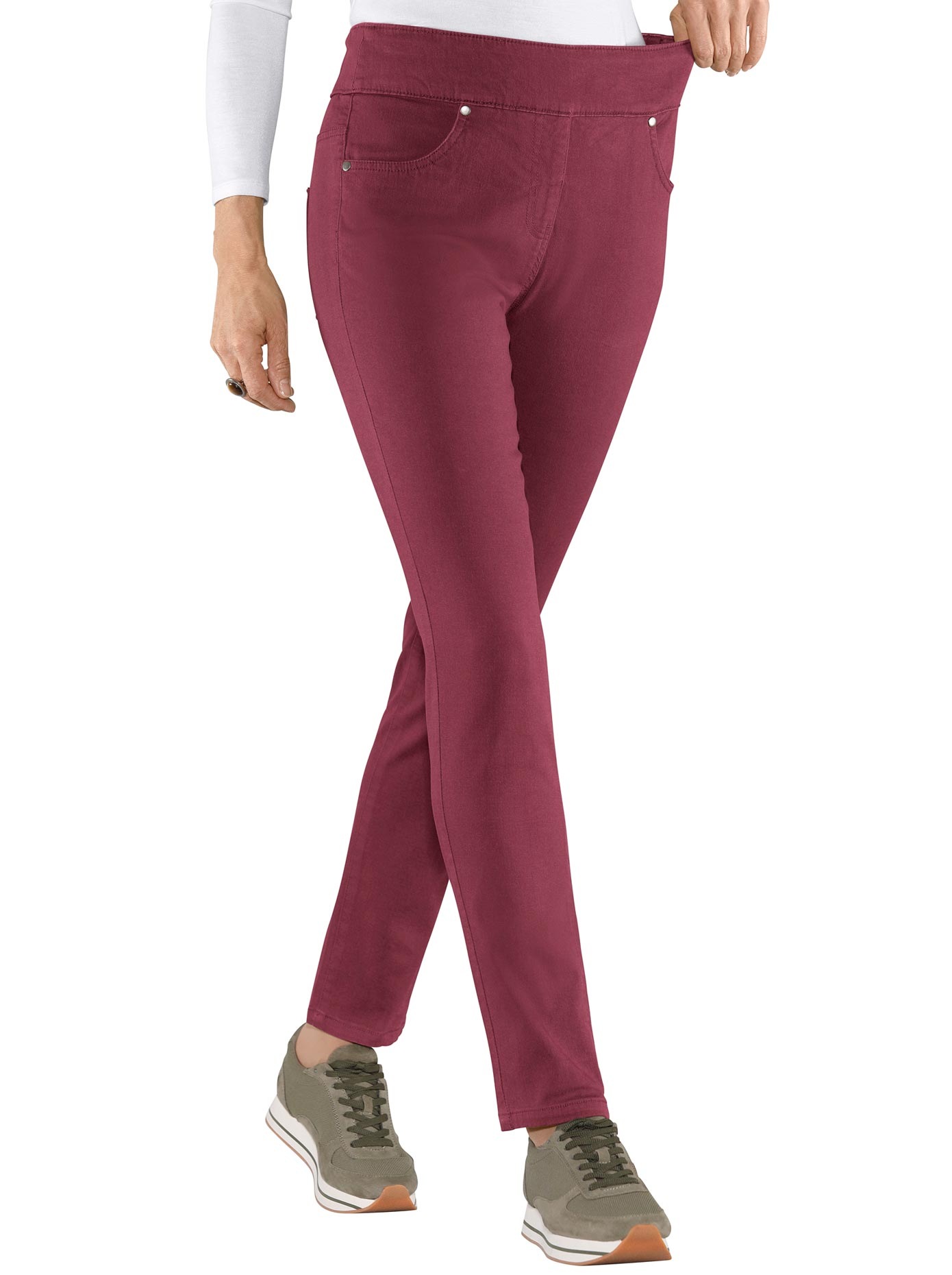 Stretch-Jeans mit Dehn-Einsatz